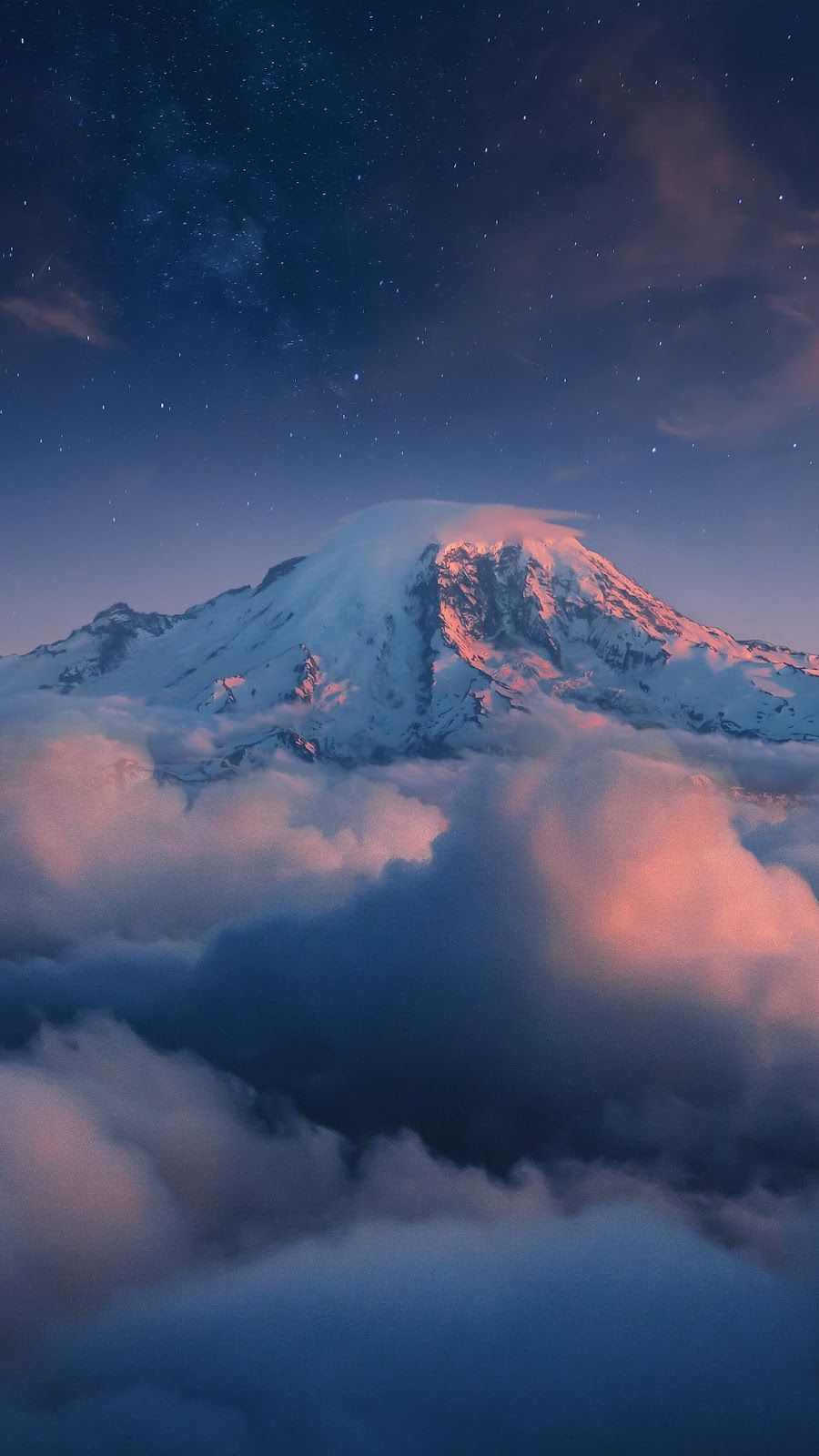 Cloudy mountain. iPhone wallpaper mountains, View wallpaper