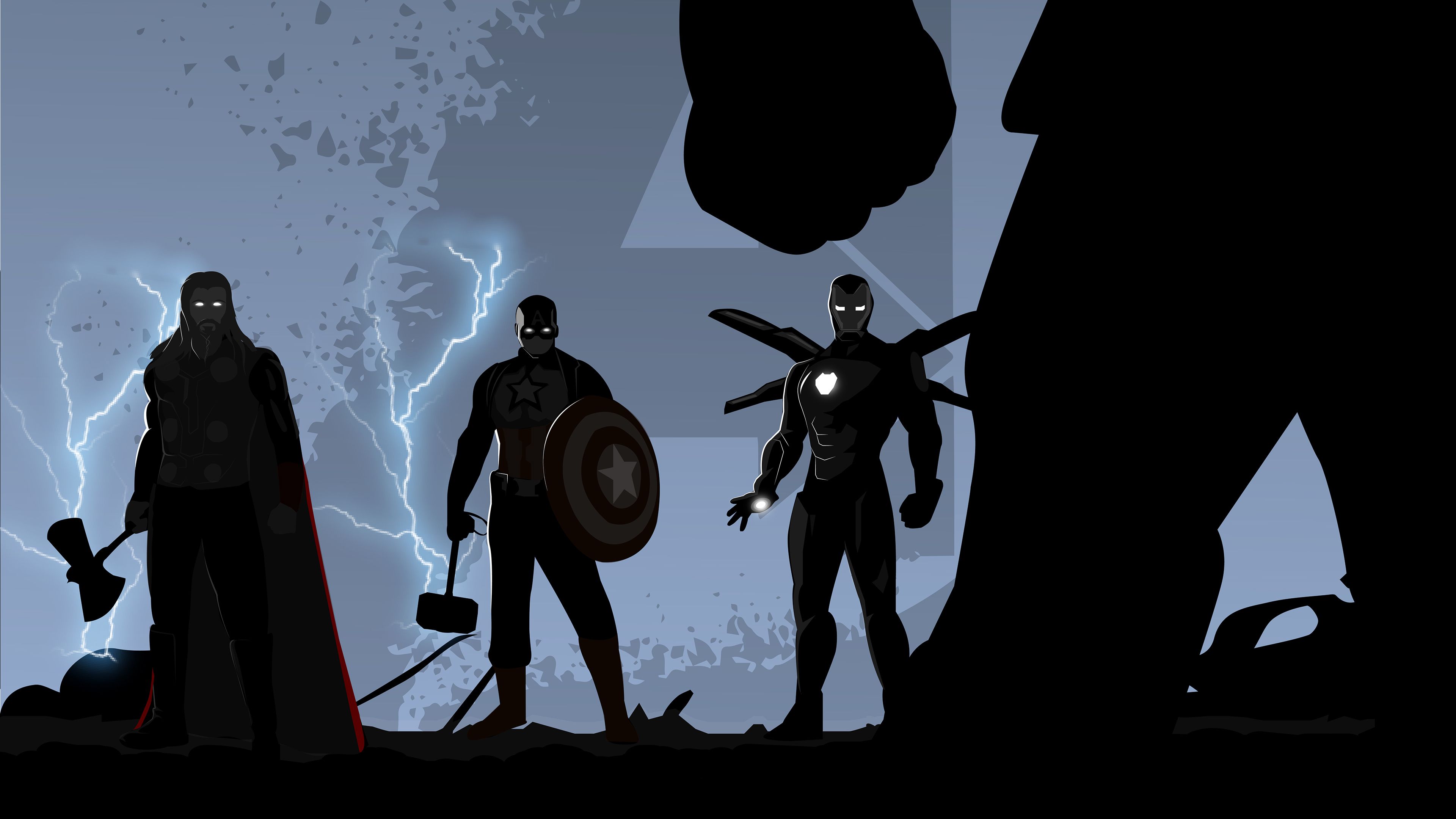 Minimalist Avengers Wallpapers - Wallpaper Cave