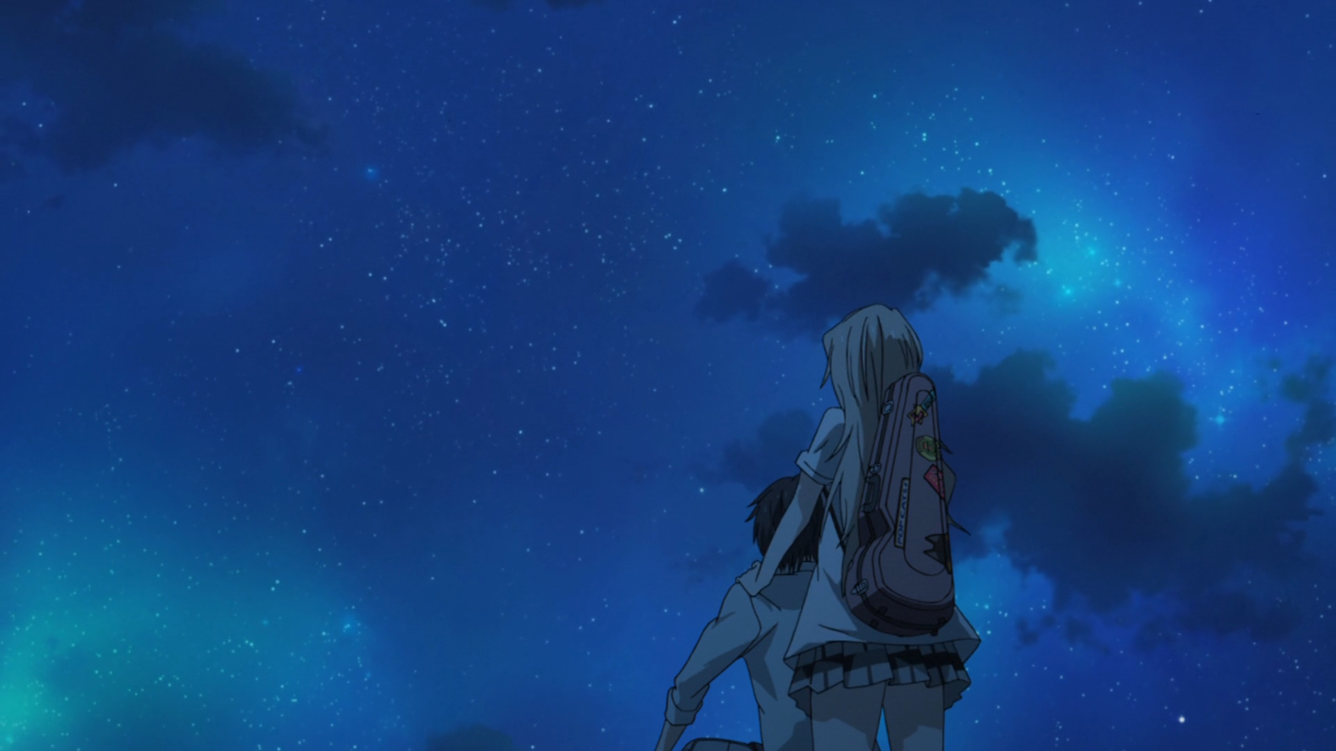 Your Lie in April HD Wallpaper: Starlit Moments