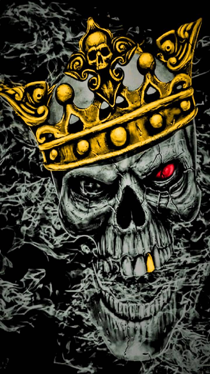 Wallpaper Skull King Logo