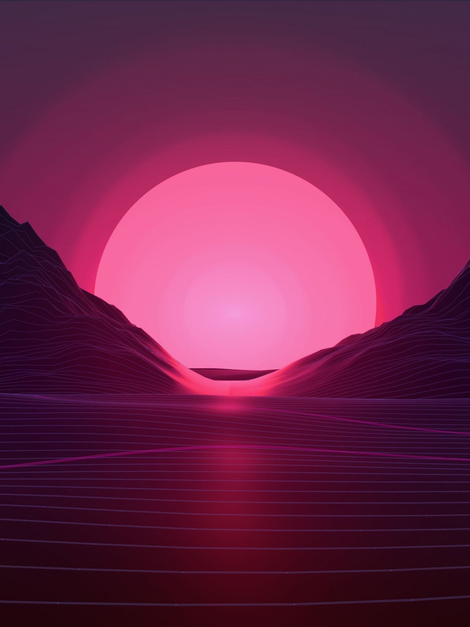 Free download sunset 4k pink sun abstract landscape neon lights art [3840x2400] for your Desktop, Mobile & Tablet. Explore Aesthetic Wallpaper 4K. Aesthetic 4K Wallpaper, Aesthetic Wallpaper 4K, Night