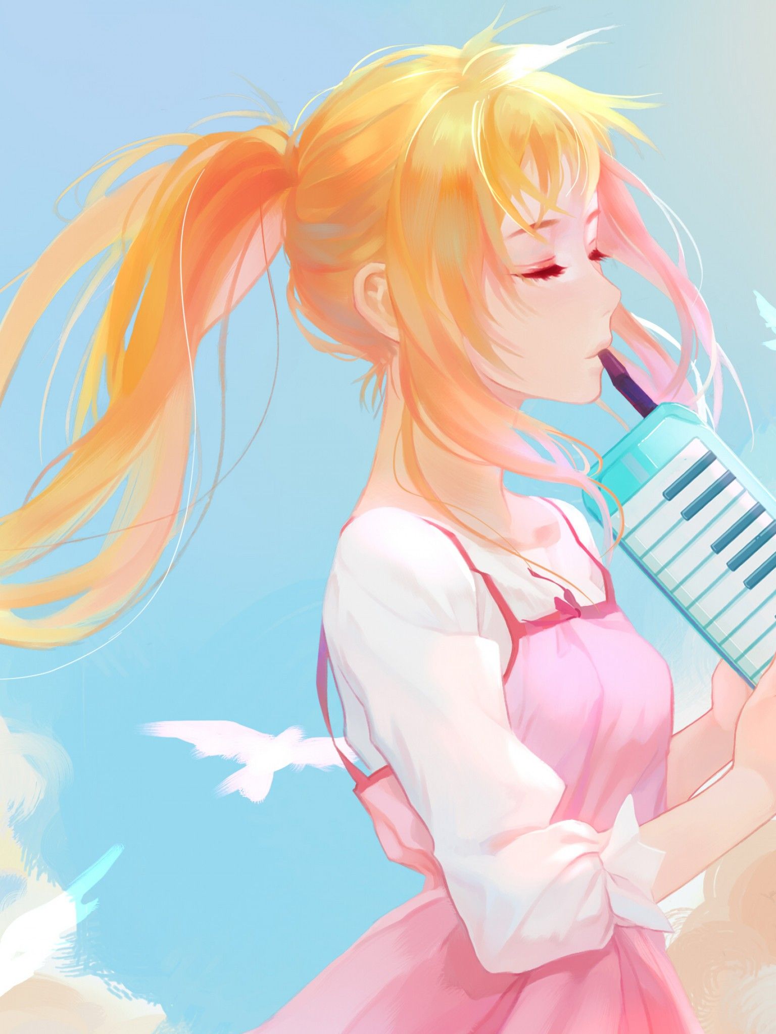 Wallpaper Your Lie in April, Kaori Miyazono, HD, Anime