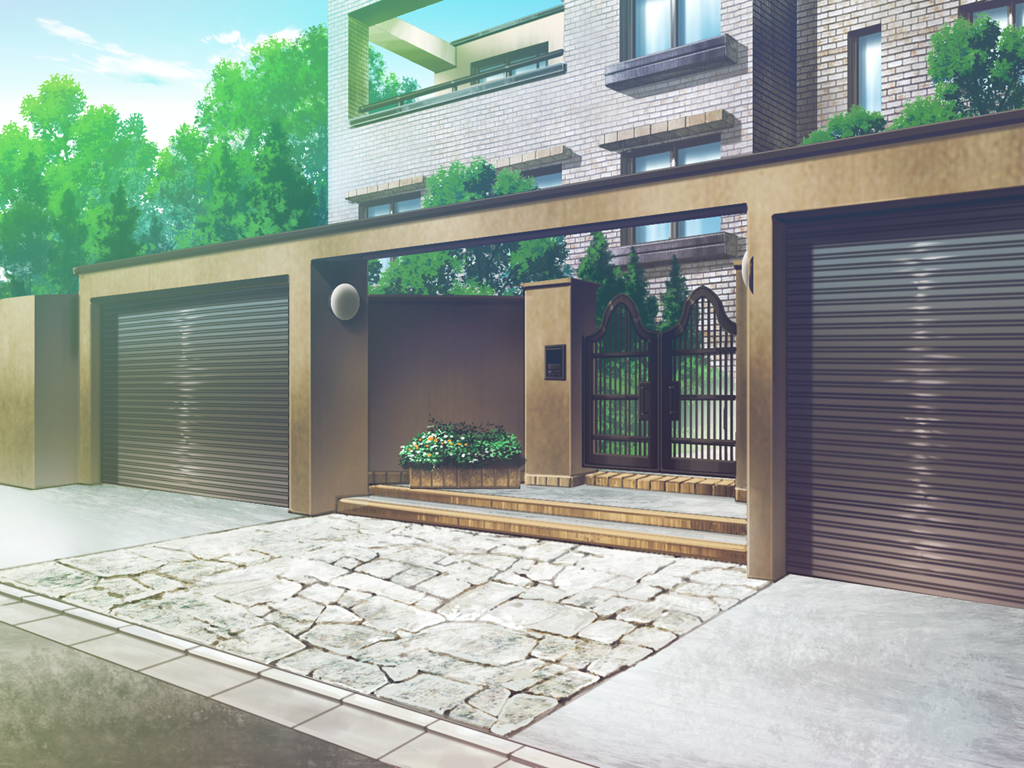 Wallpaper Anime, House, Window, Plant, Building, Background - Download Free  Image