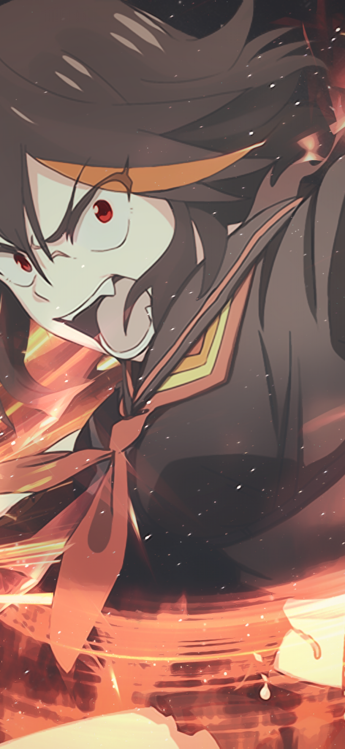 Download 1125x2436 Kill La Kill, Ryuko Matoi, Yelling Wallpaper