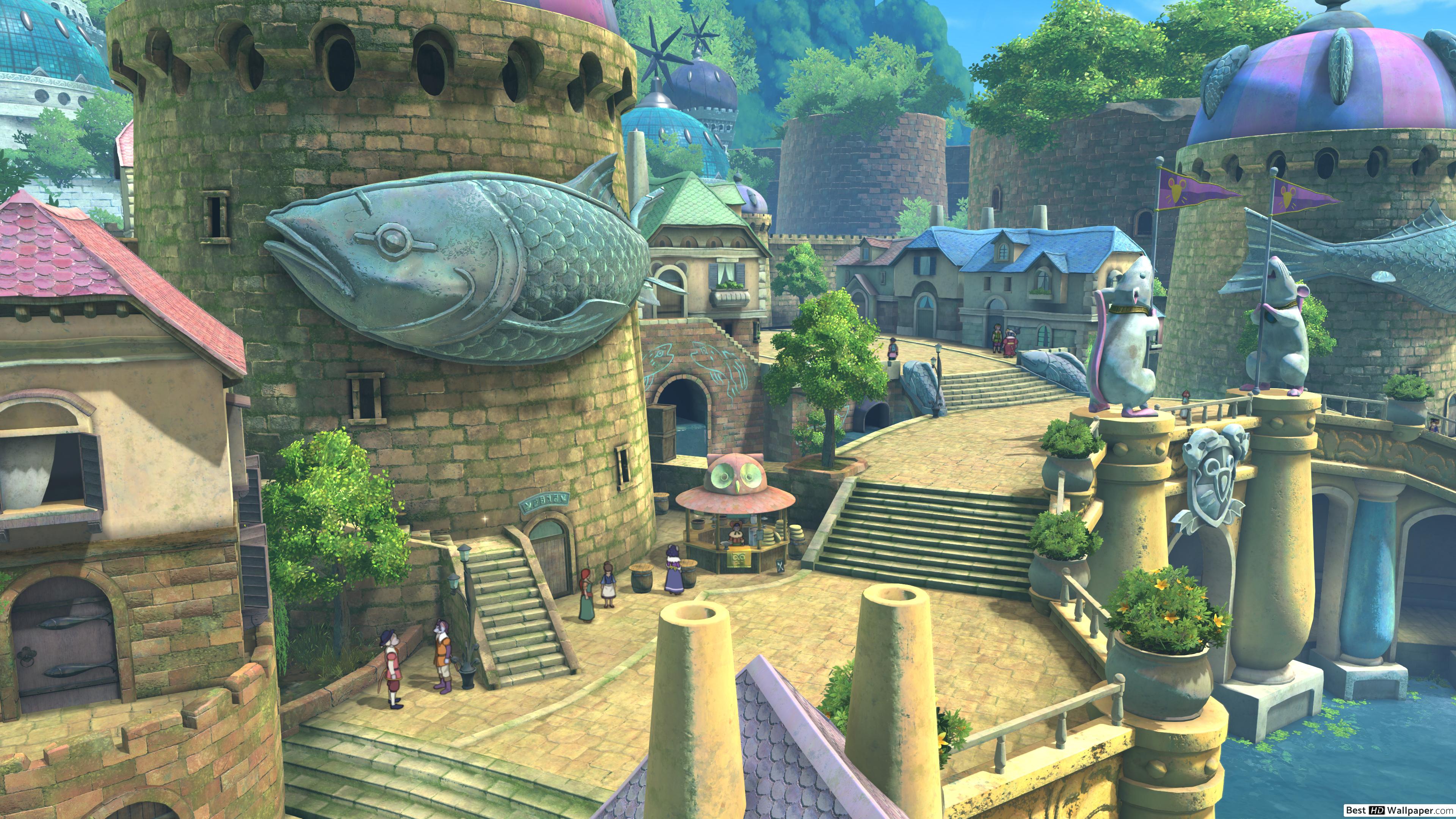 Ni no Kuni II City HD wallpaper download