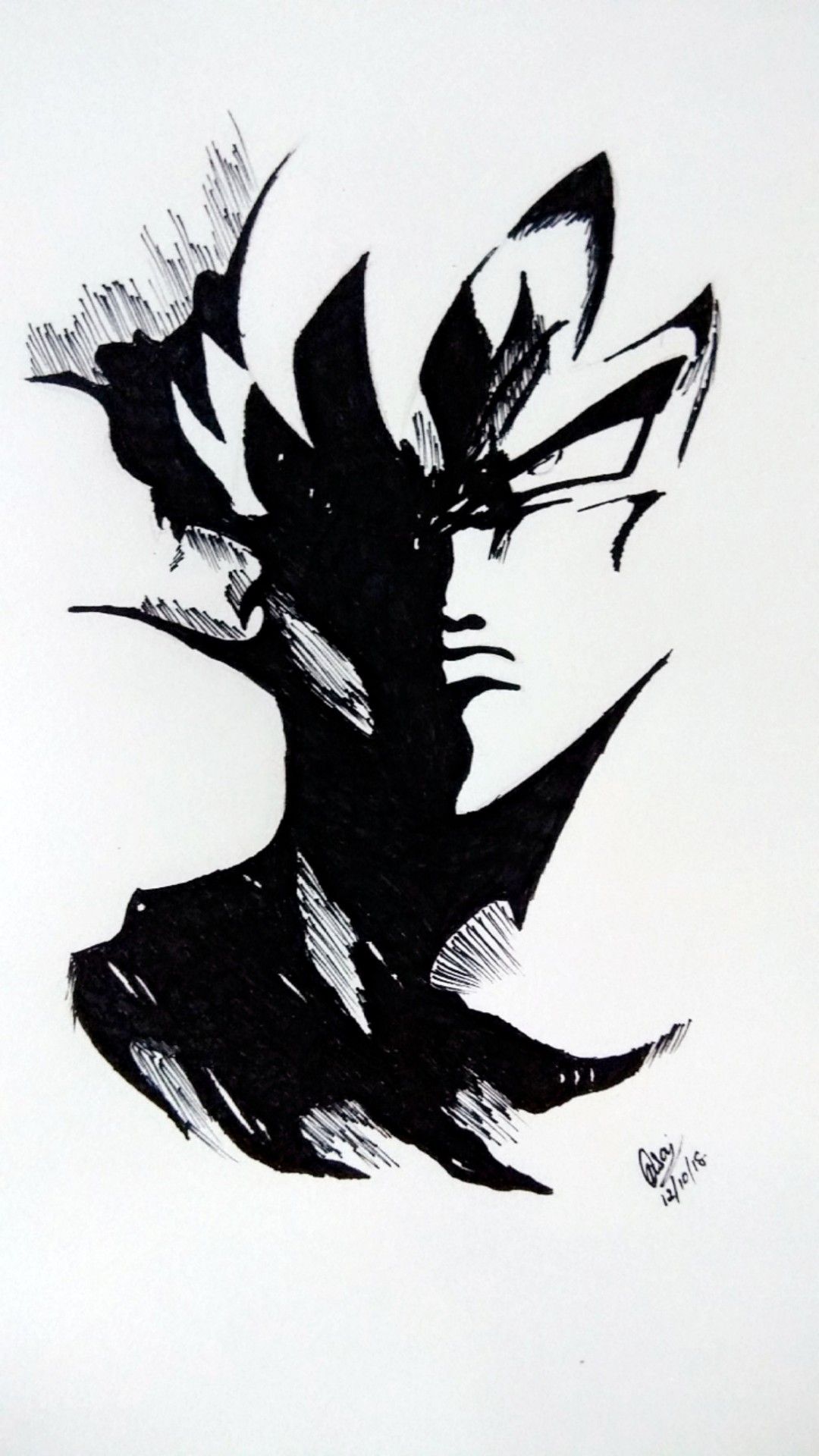 Goku Comic Sketch. Dragon ball art, Anime dragon ball super, Black and white drawing