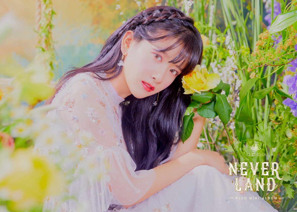 WJSN Seola, Exy, Bona, Soobin Neverland concept image moving