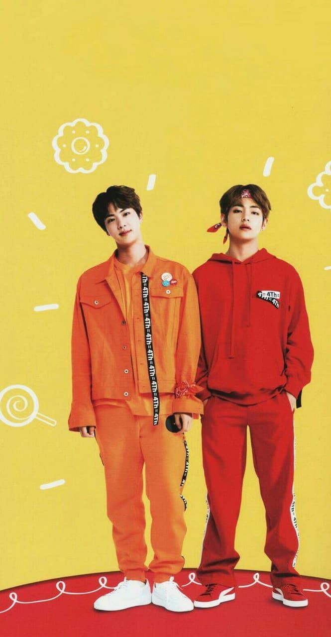 Jin & tae wallpaper discovered