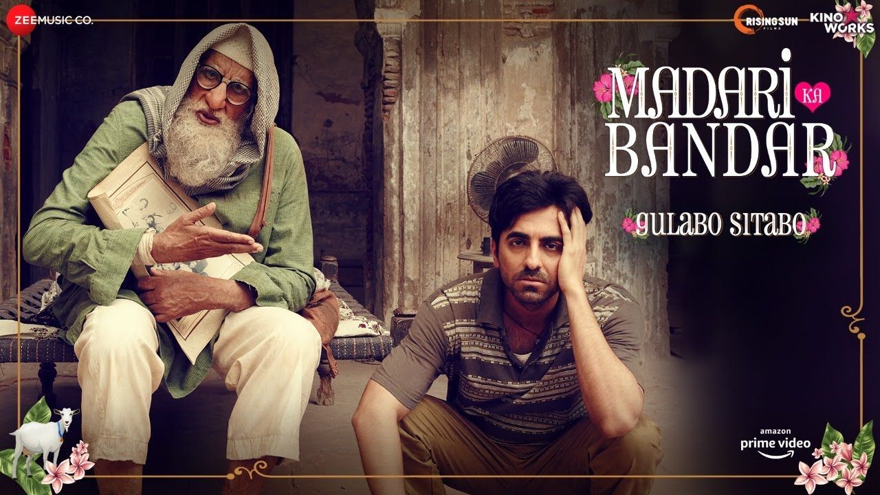 Gulabo Sitabo: Madari Ka Bandar. Amitabh Bachchan and Ayushmann
