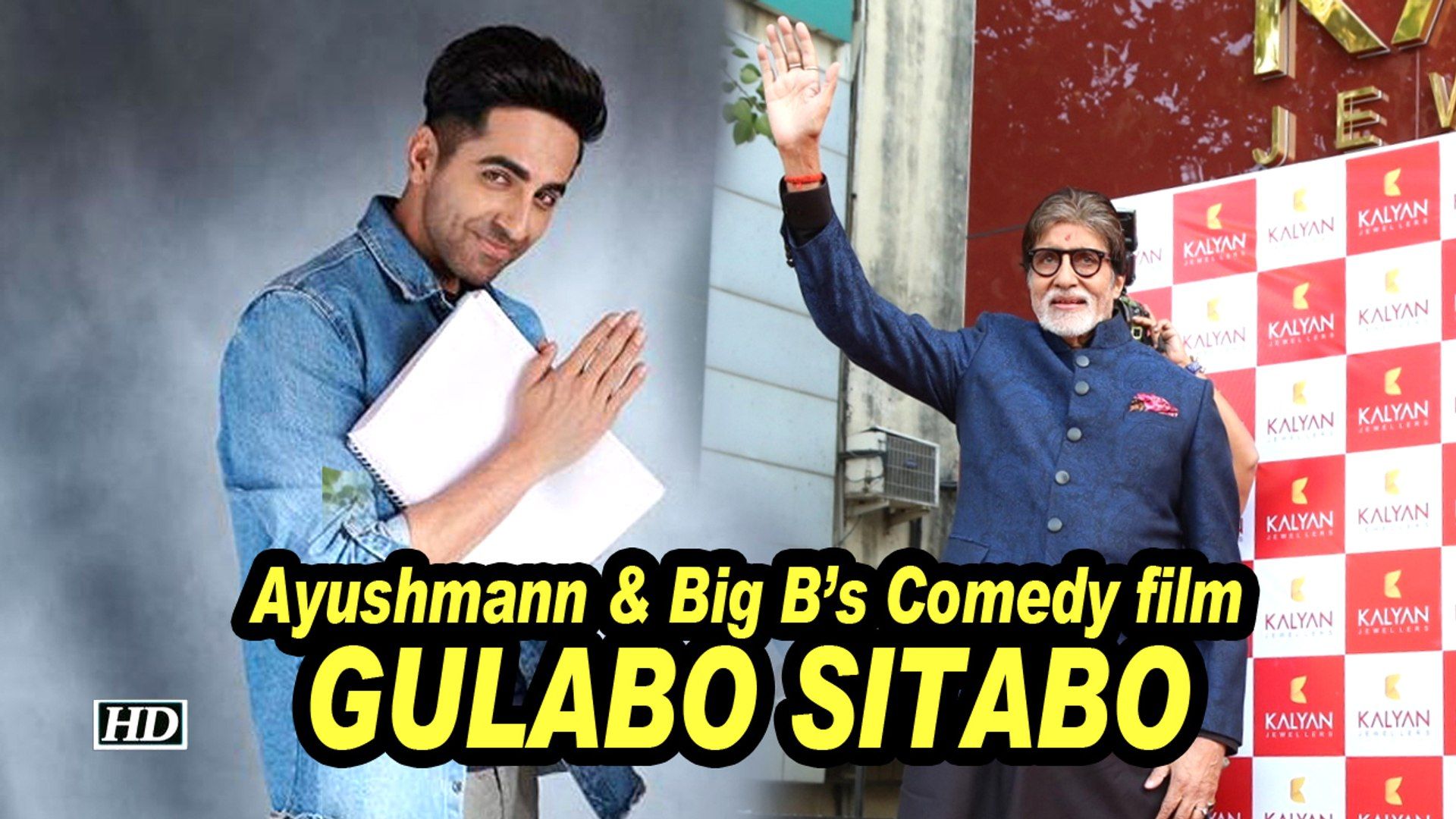Ayushmann & Big B coming together for Comedy film 'GULABO SITABO
