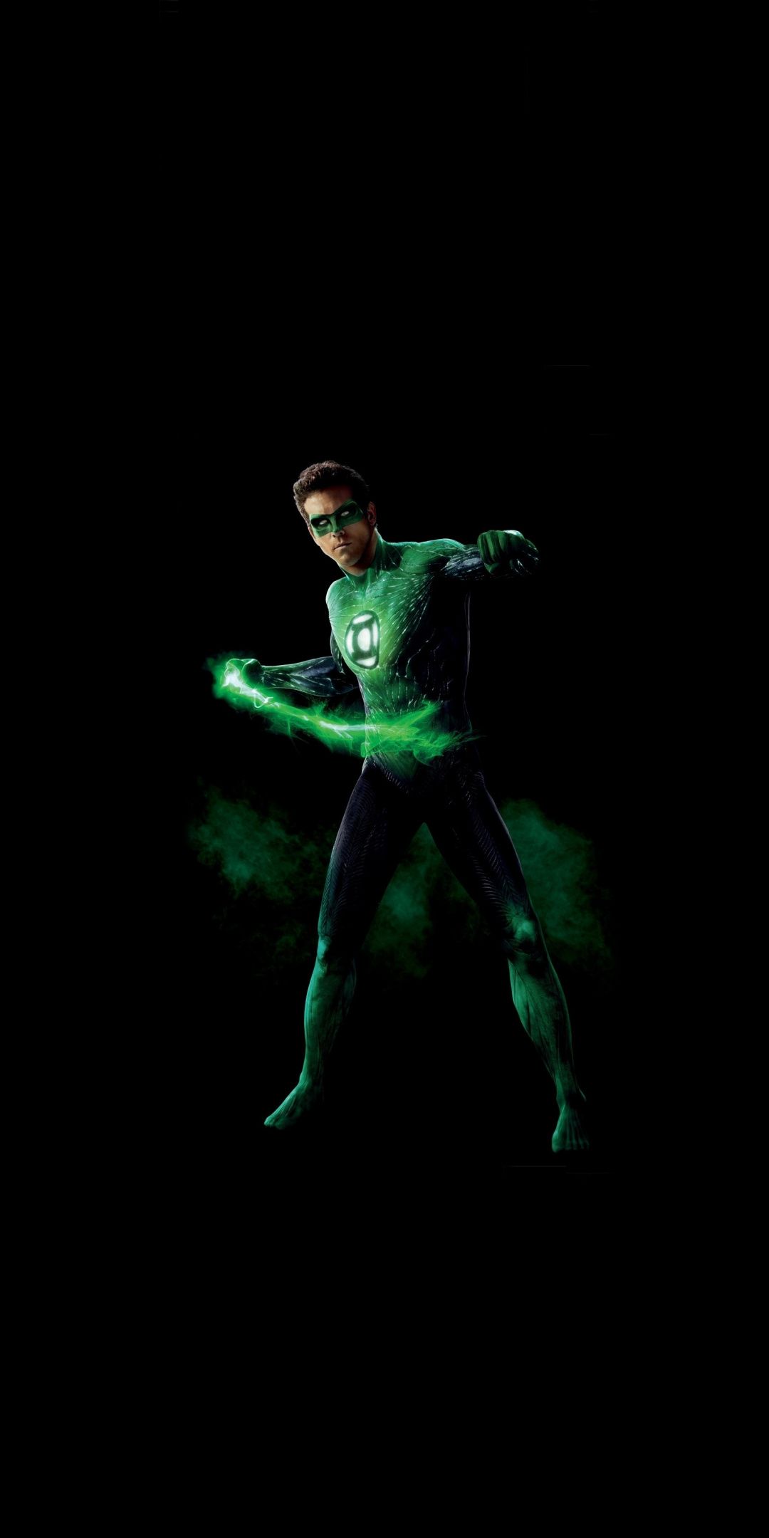 Minimal, Green Lantern, Ryan Reynolds, superhero, 1080x2160