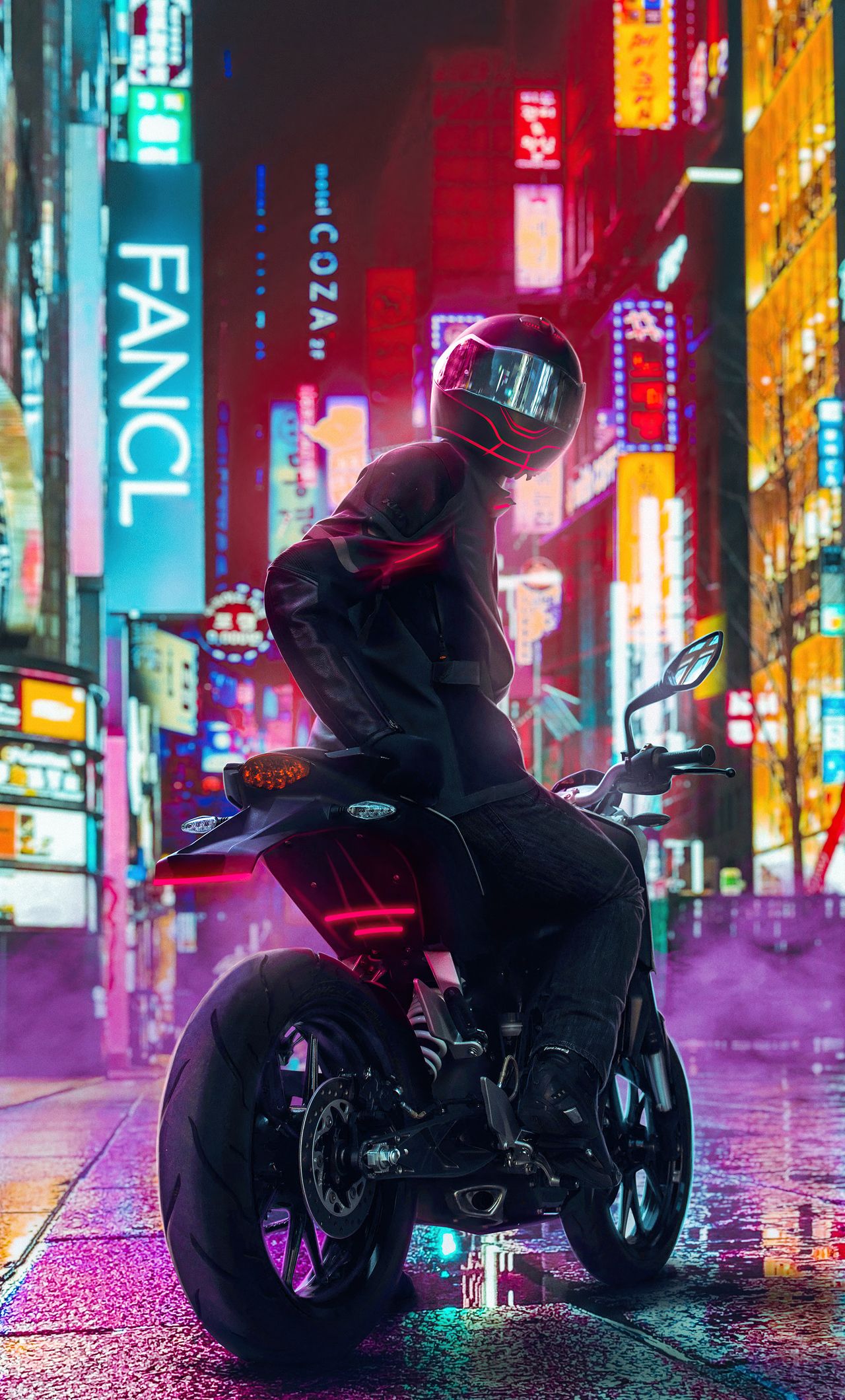Cyberpunk motorcycle art фото 69
