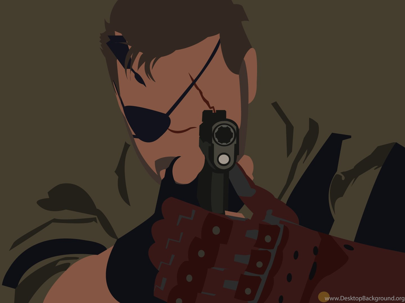 Metal Gear Solid Vectors Big Boss Minimalism Metal Gear Solid V