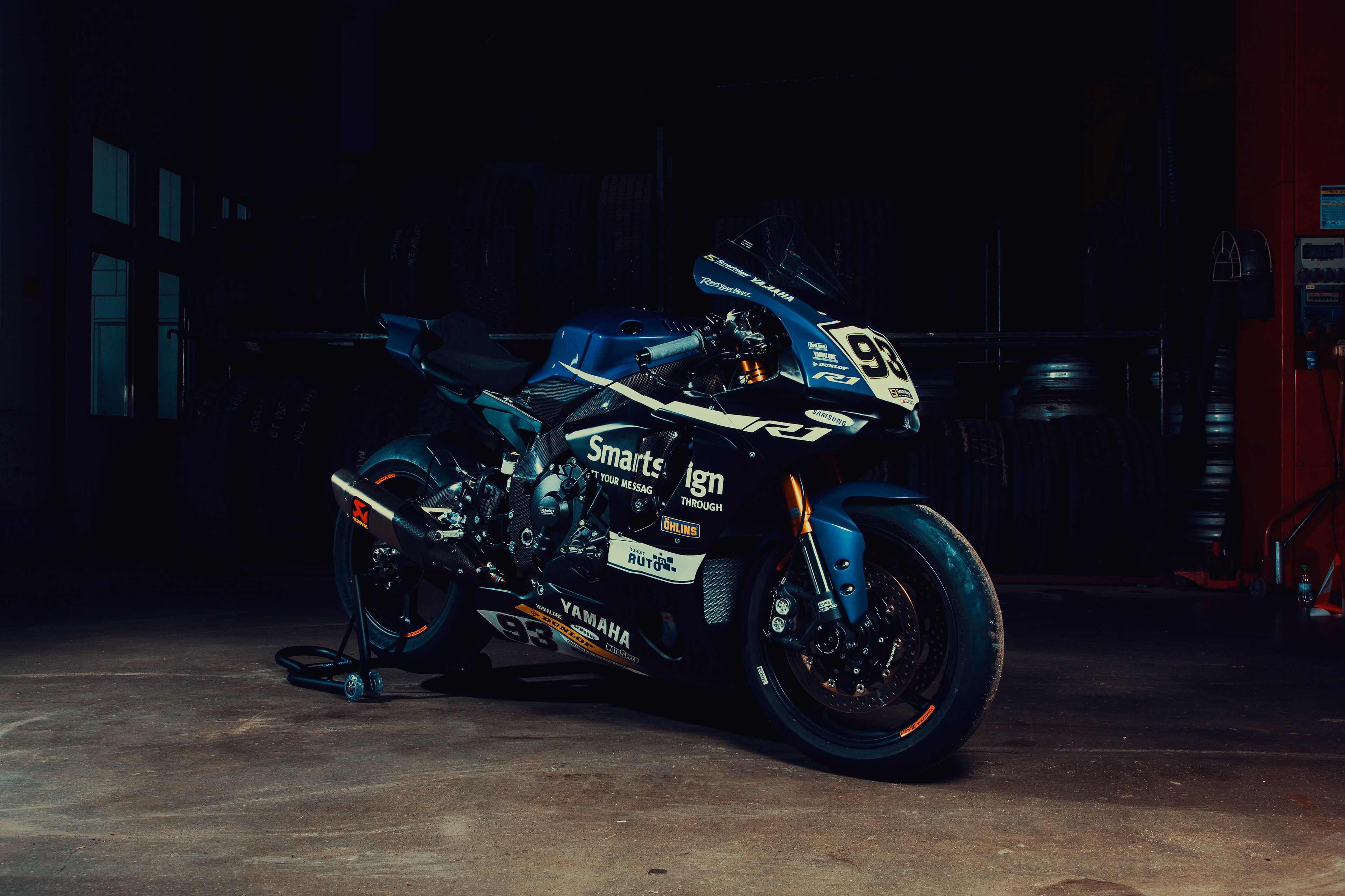 Fredrik Ericsson Yamaha R1 Front View, HD Bikes, 4k Wallpaper