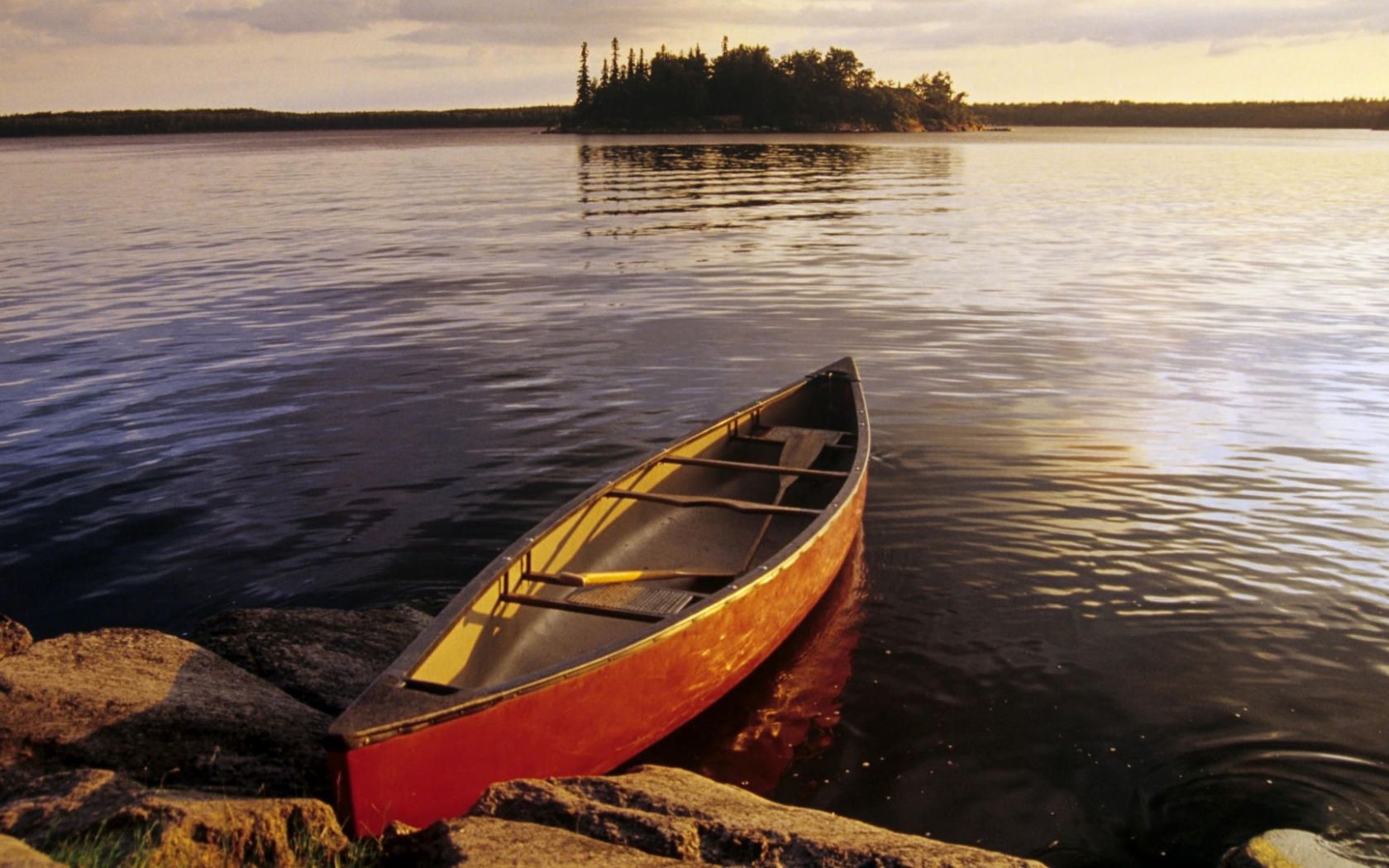 Canoe In Spring Wallpapers - Wallpaper Cave