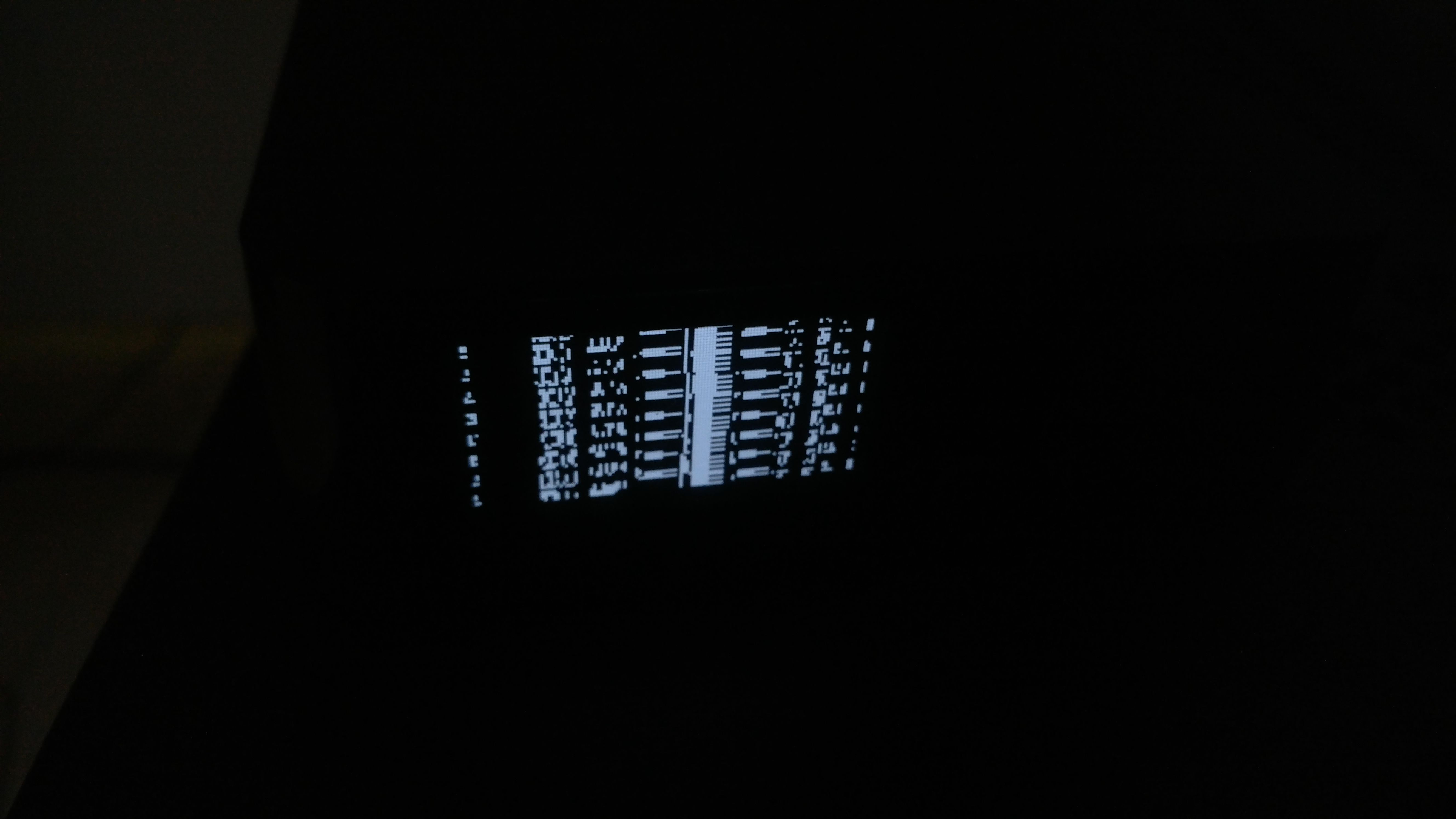Siberia 840 OLED display graphical glitch. Can only be fixed