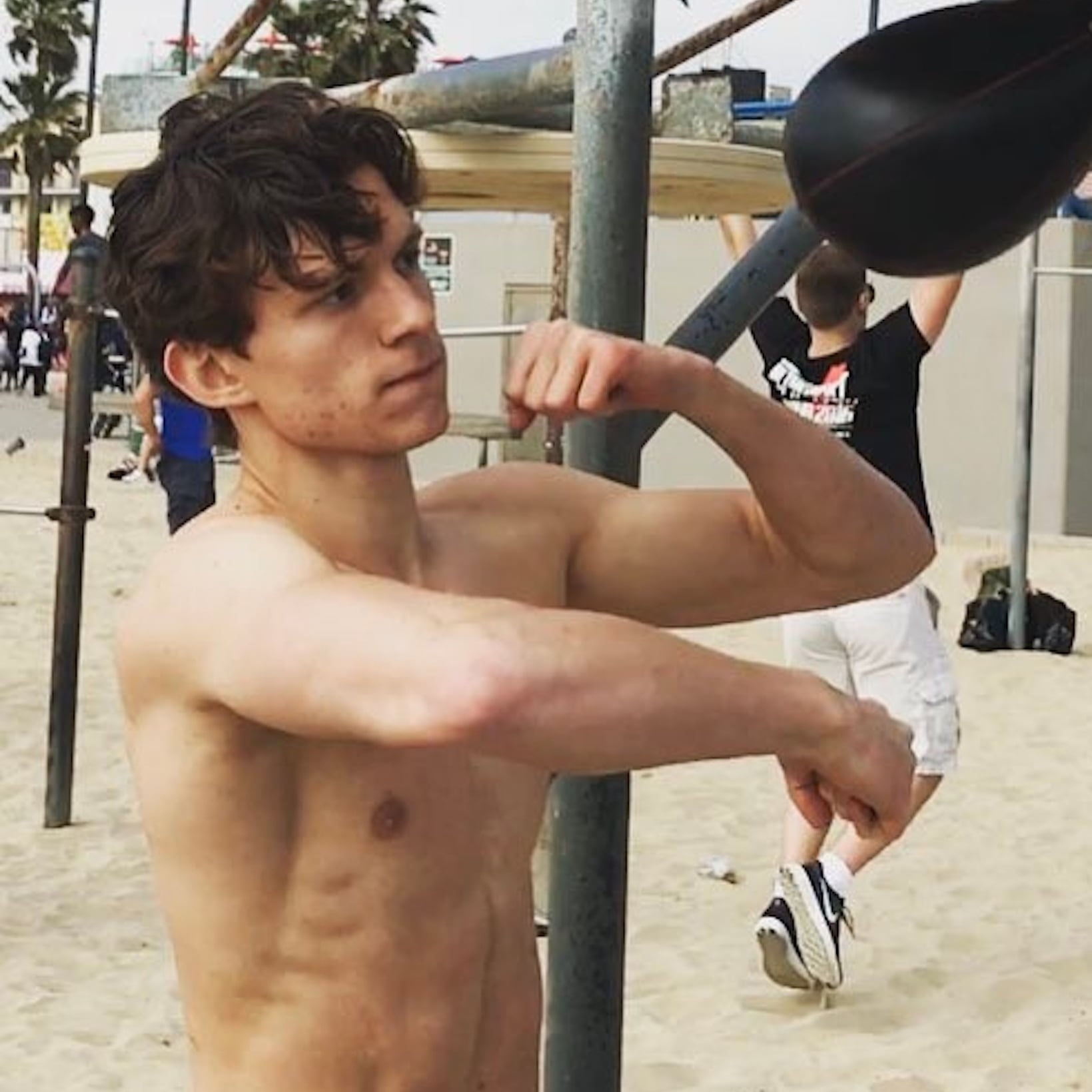 Shirtless Picture of Tom Holland