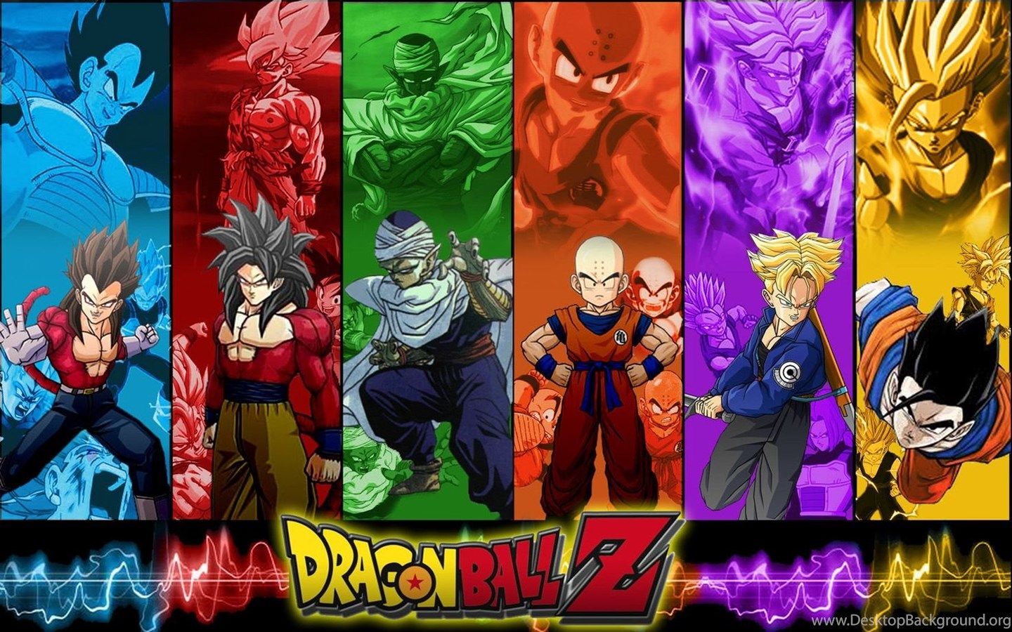 Dragon Ball Z Characters Desktop Wallpaper MyDigitalDesign.com