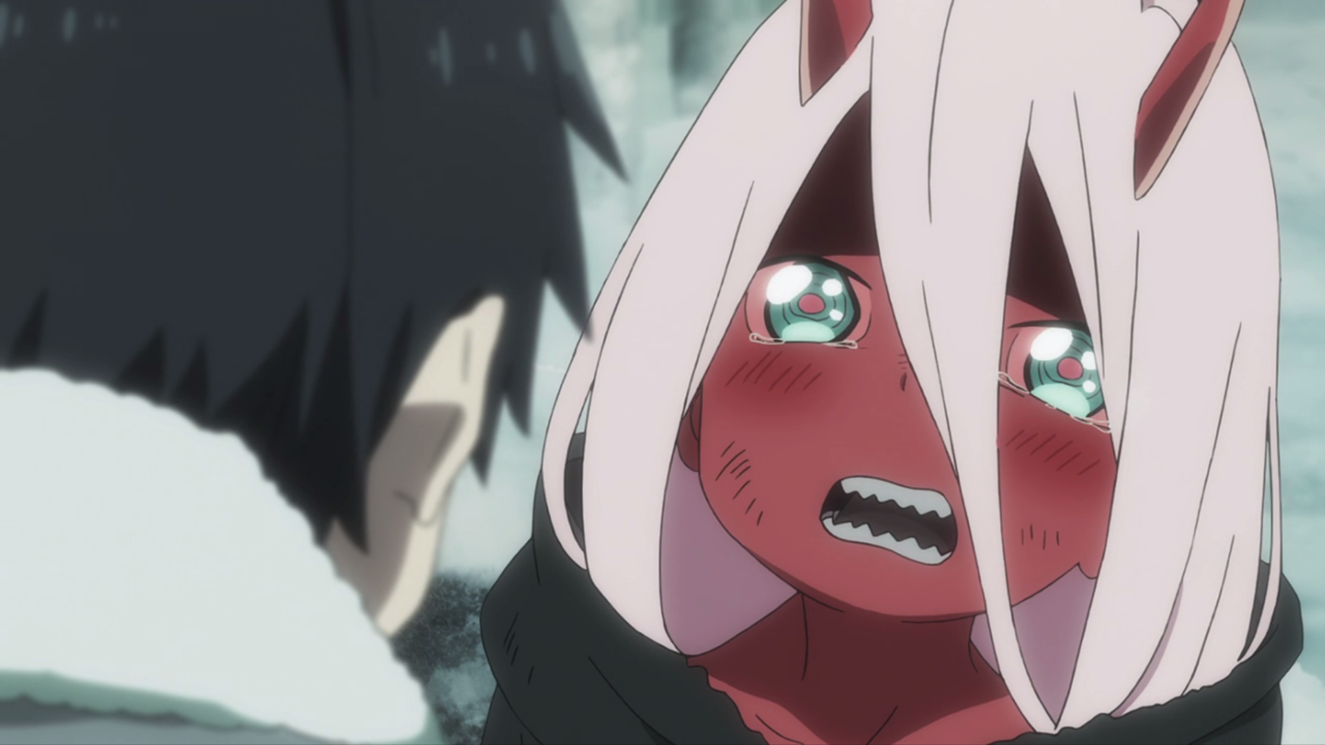 Loli Zero Two Tears of Joy HD Wallpaper. Background Image