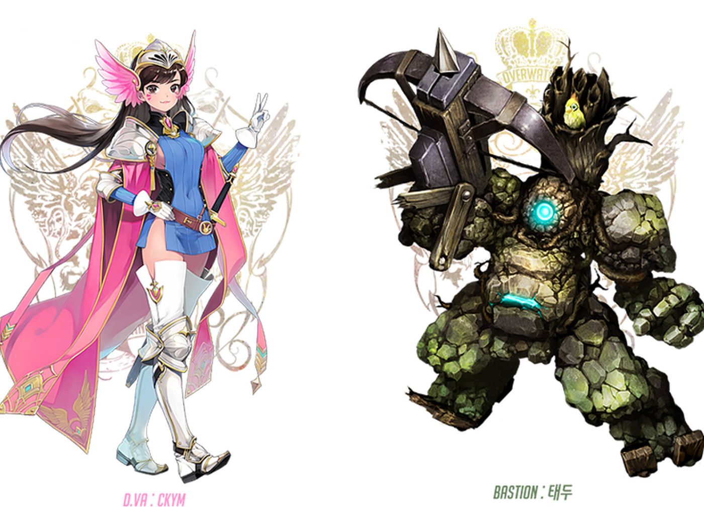 If Overwatch characters lived in Final Fantasy