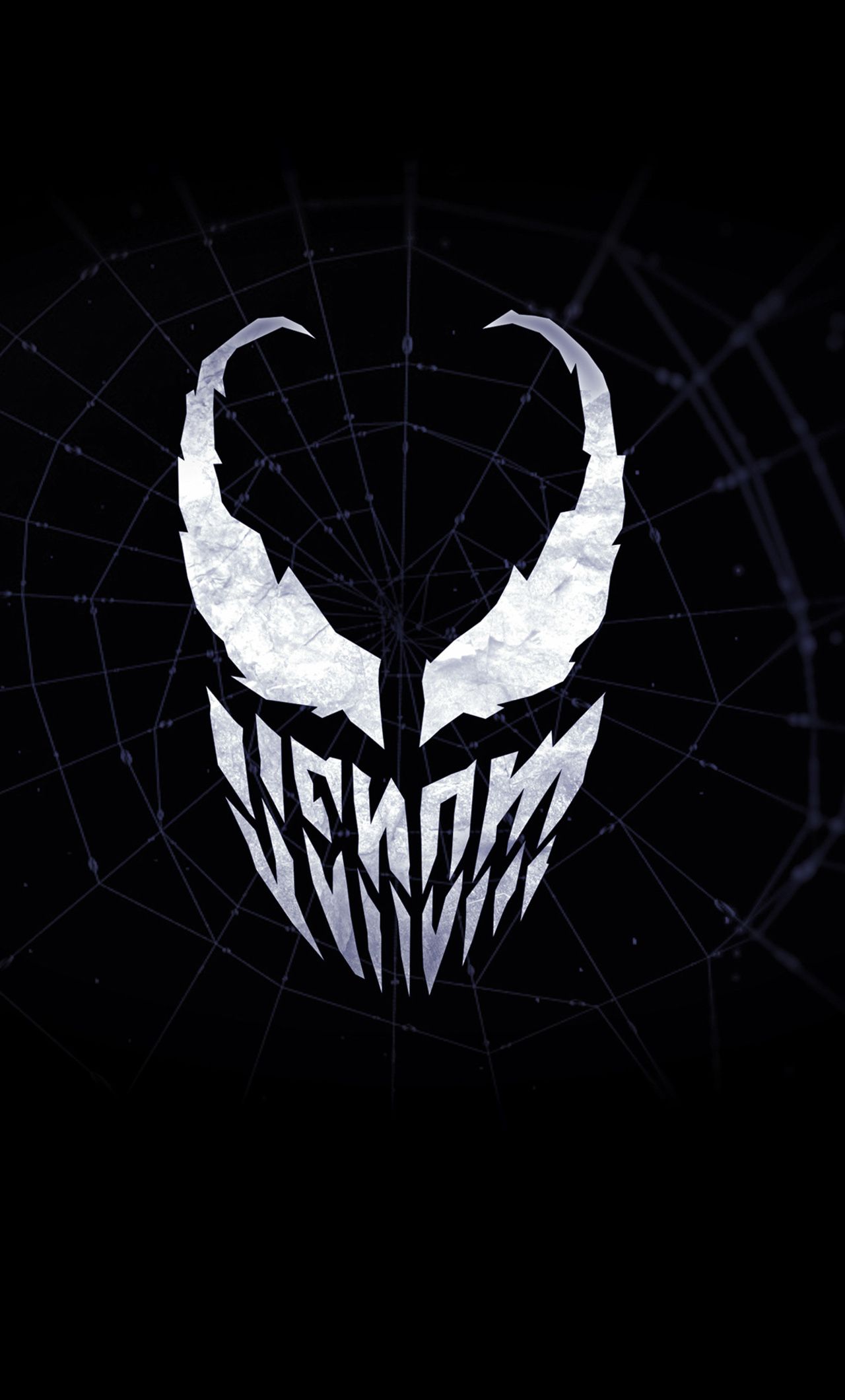 Venom Minimalist Logo 4k iPhone HD 4k Wallpaper