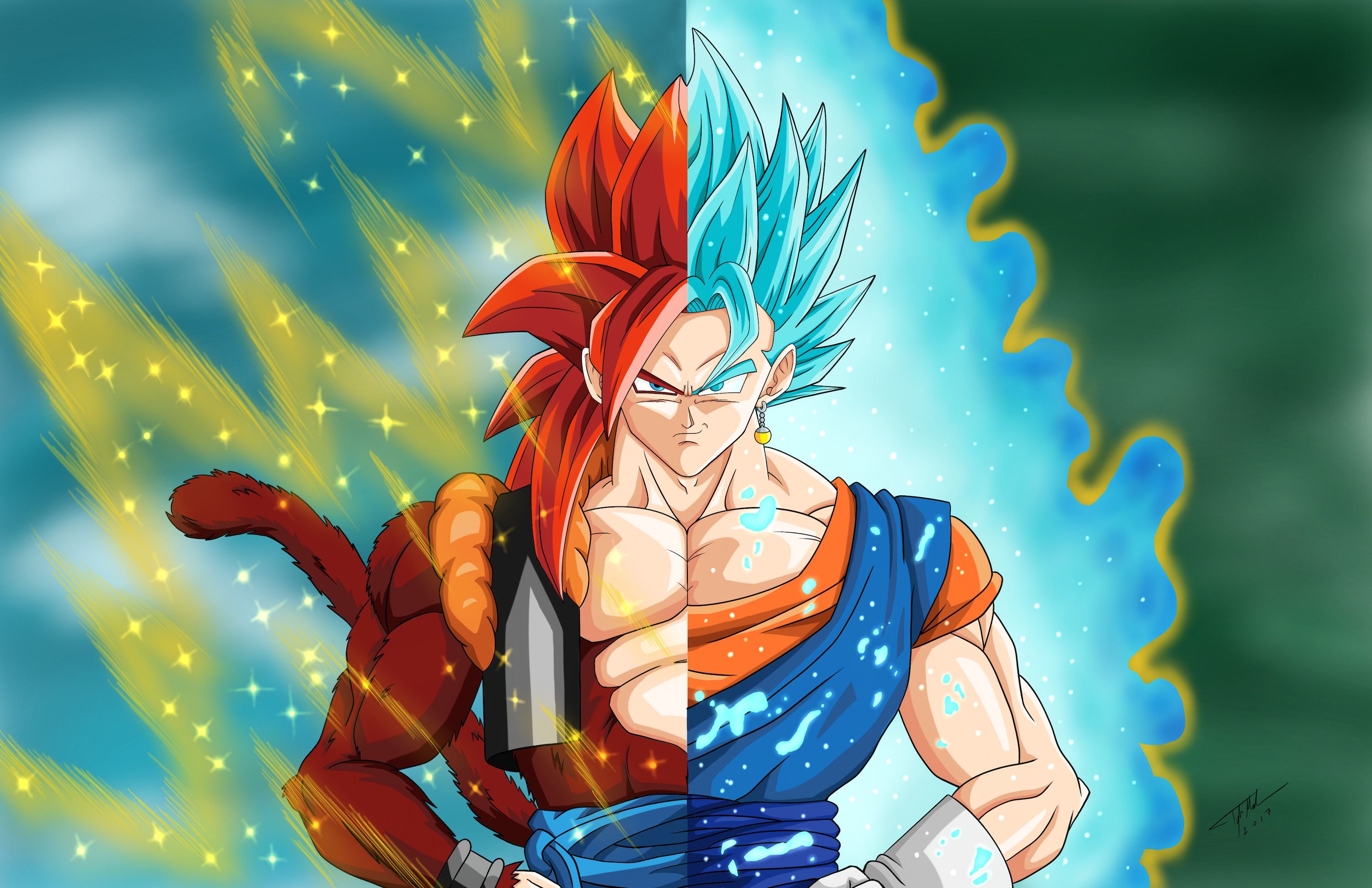 Super Saiyan Blue Gogeta Wallpapers Wallpaper Cave 