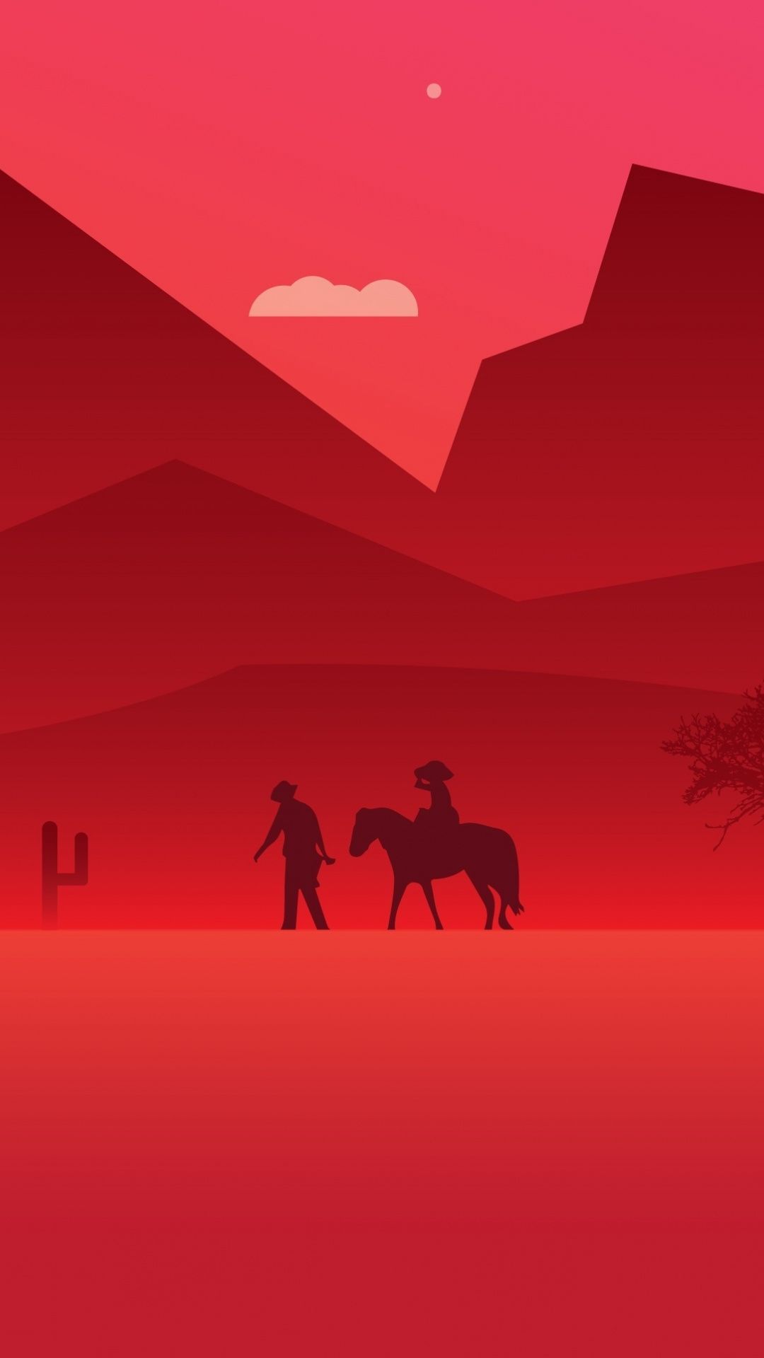 Minimalist Video Game iPhone Background. Red dead redemption, iPhone background, iPhone background pattern