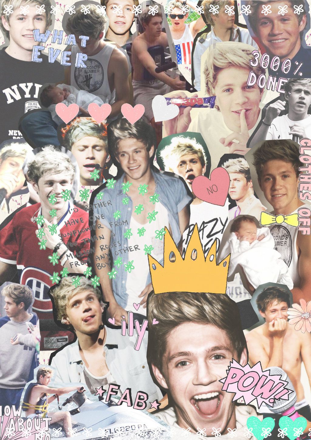Niall Collage Wallpaper. Niall Horan One