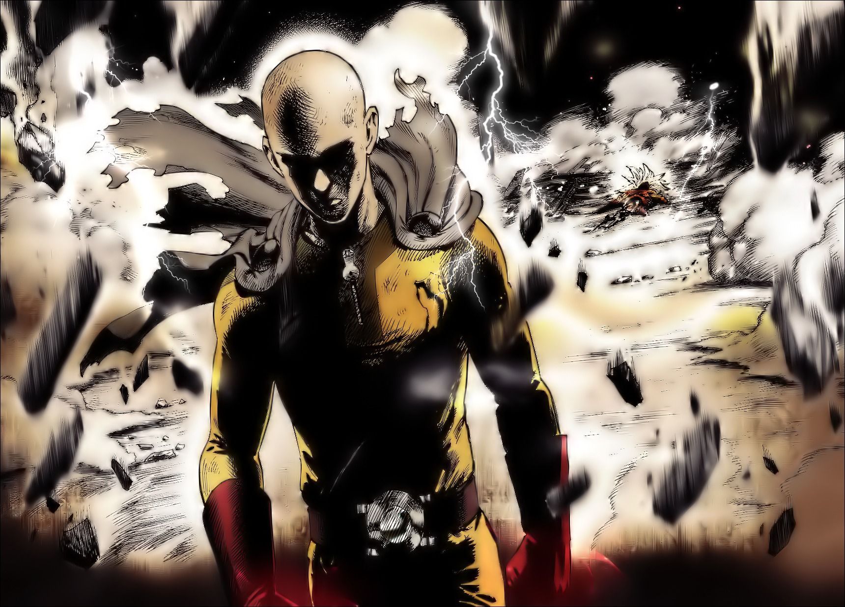 Saitama One Punch Man Anime Desktop Wallpaper. One punch man