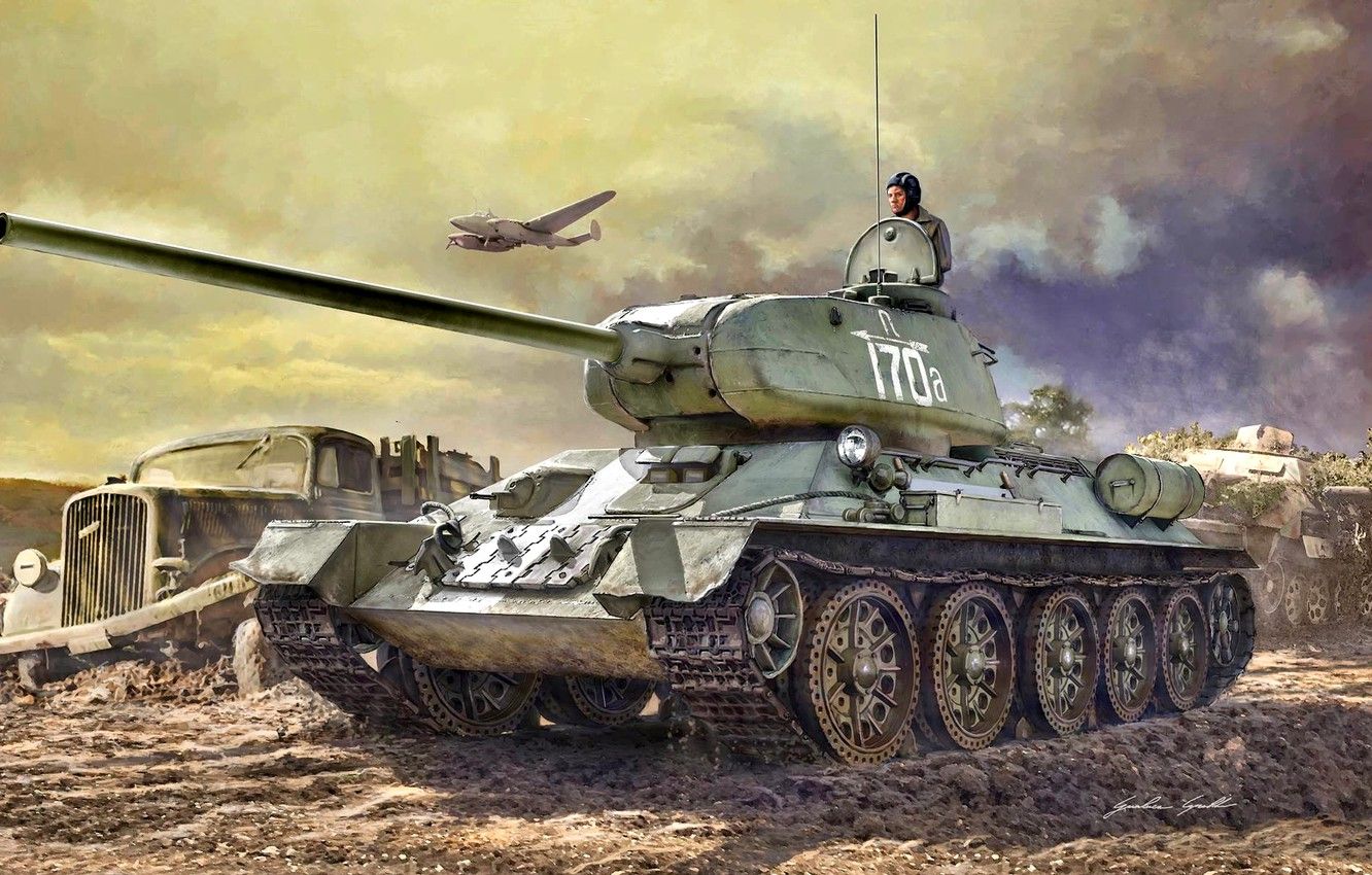 battle of tank t-34 movie best scene slow motion
