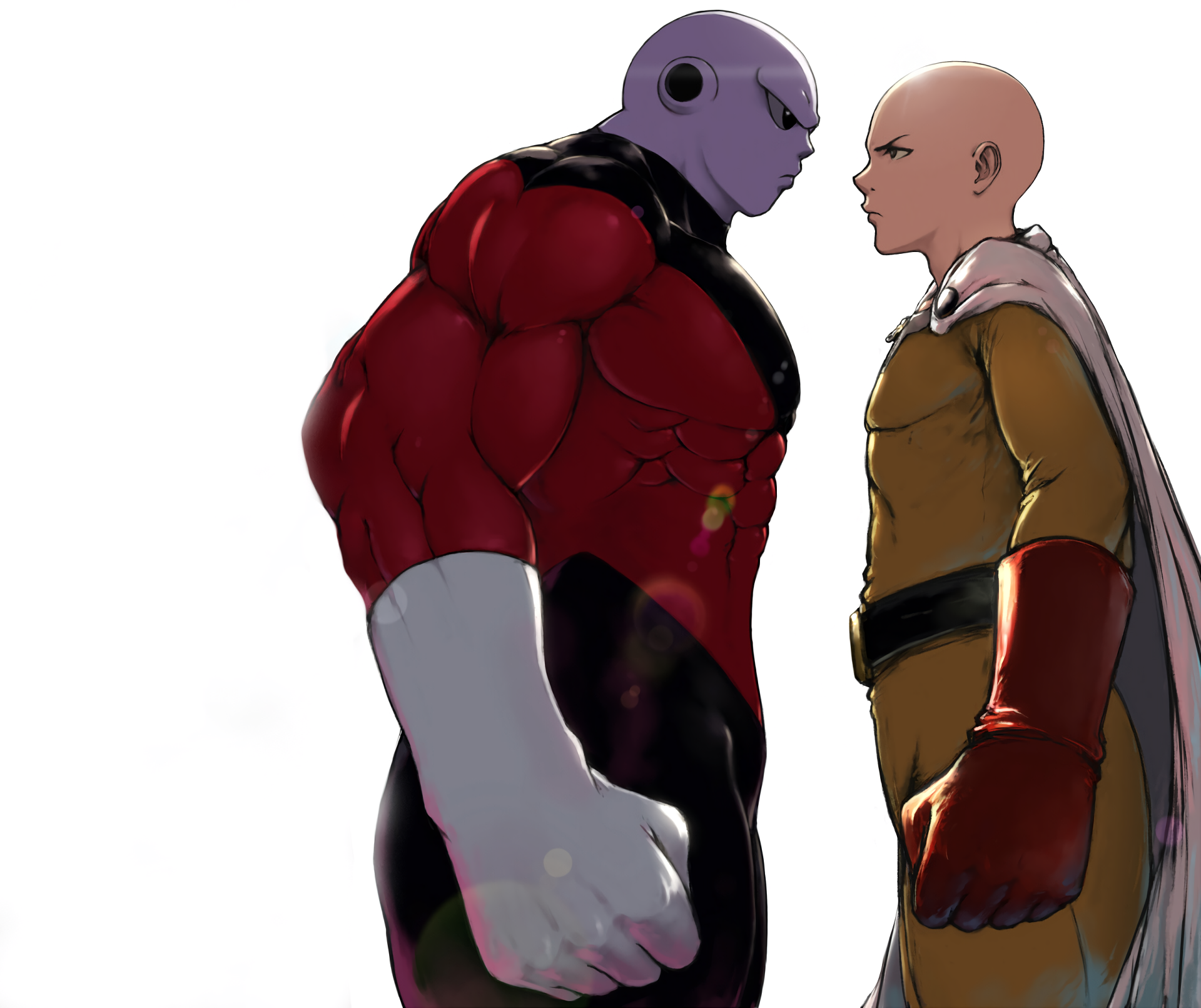 Jiren Vs Saitama HD Wallpaper