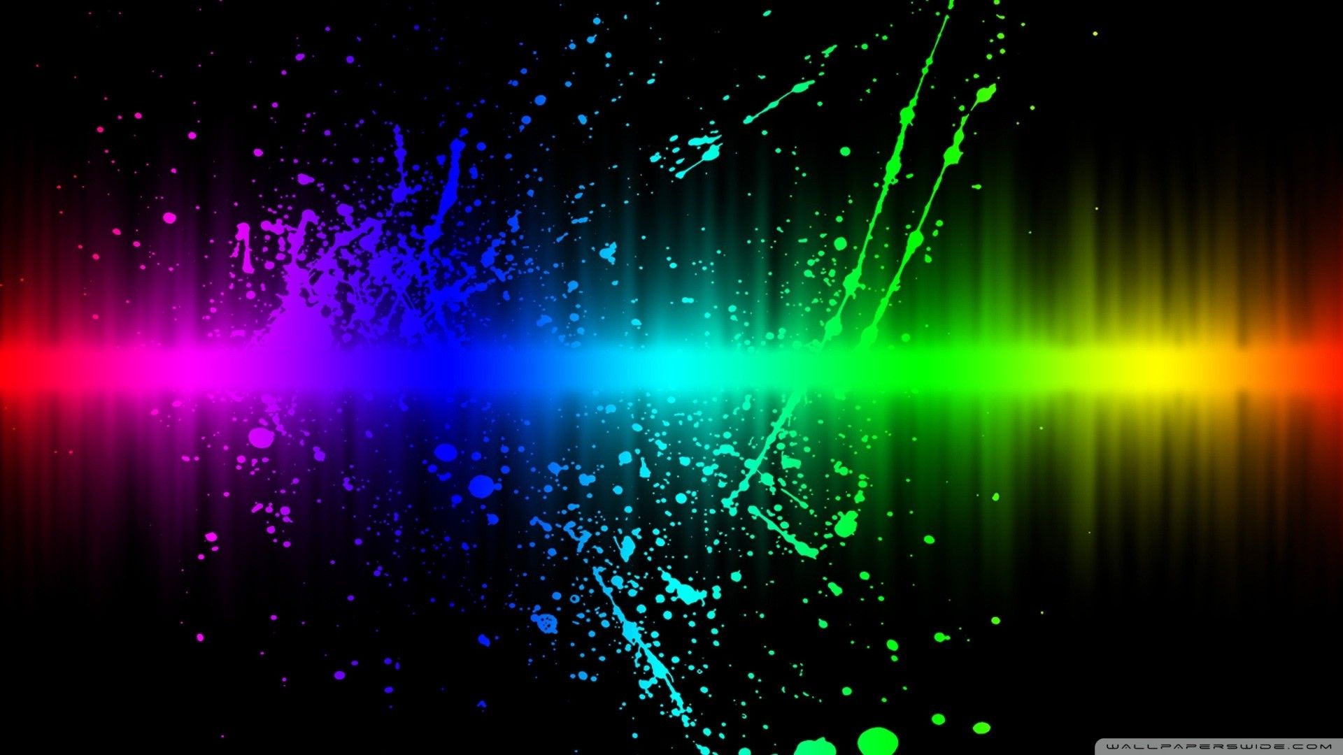 Rainbow Colored Wallpaper