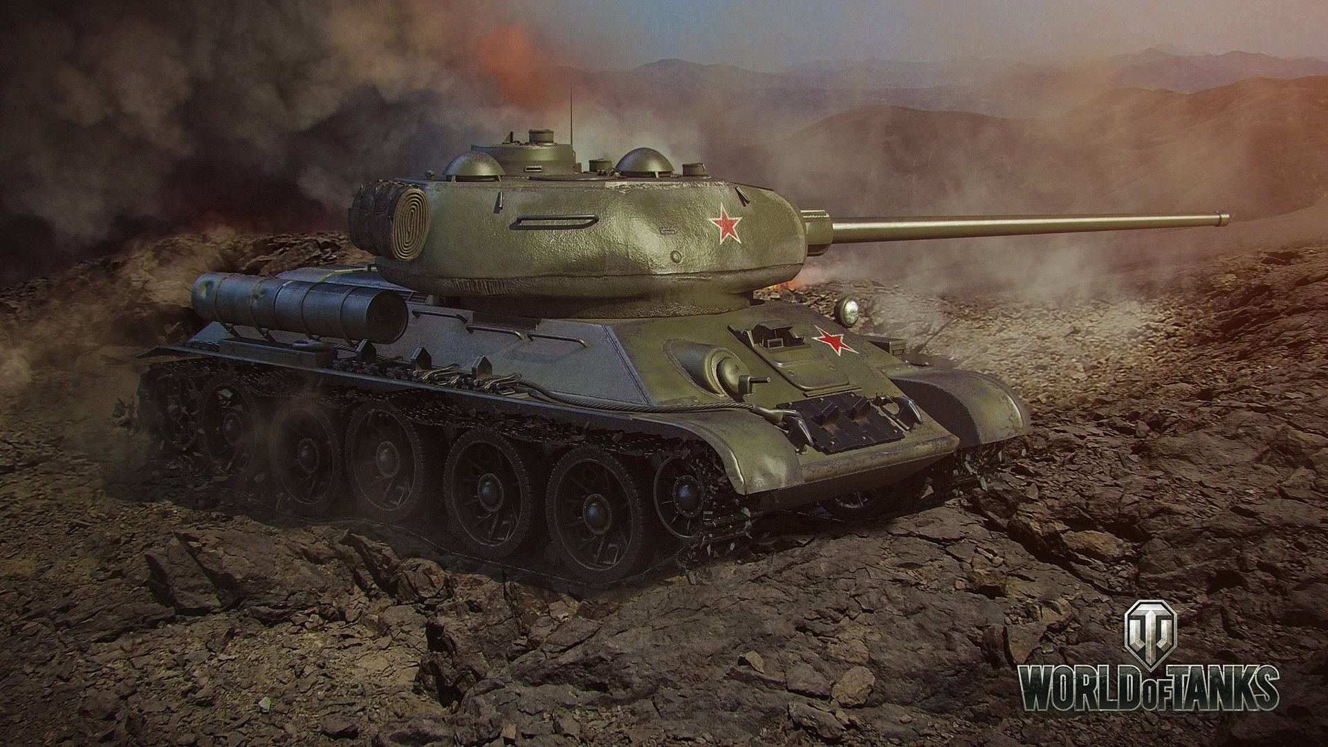 T34 Black Edition Wallpaper - The Armored Patrol