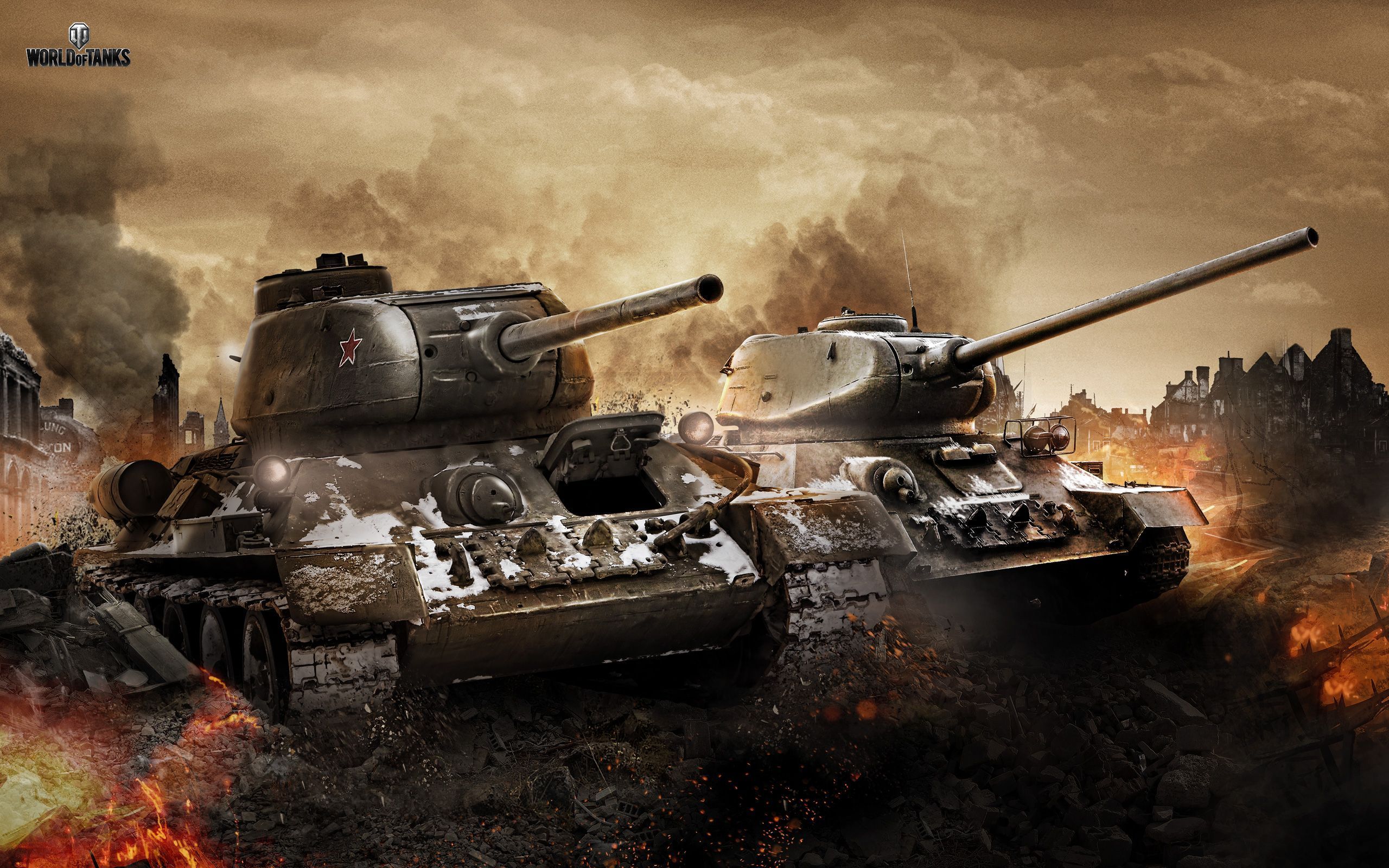 T 34 & T 34 85 in World of Tanks Wallpaper