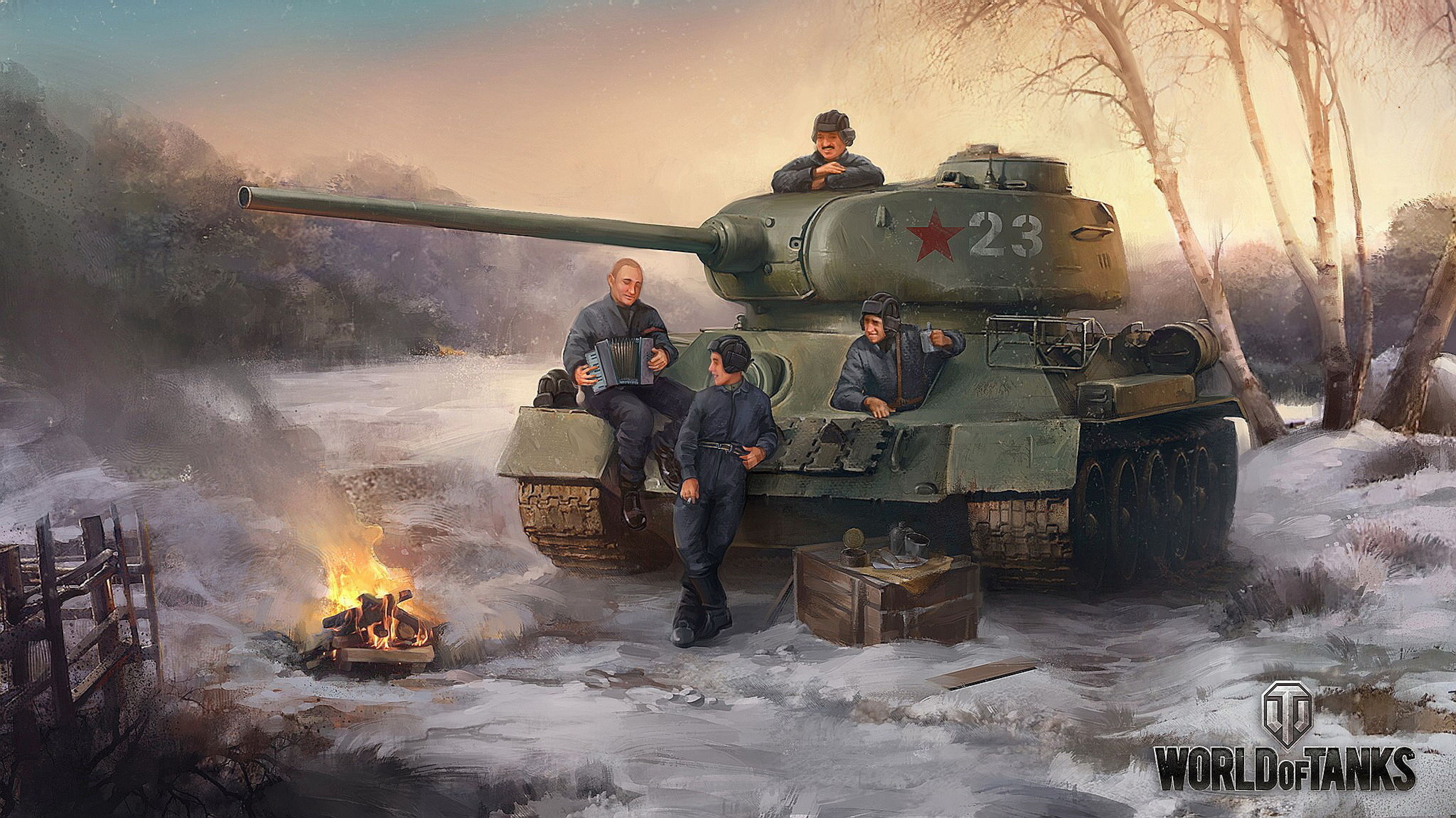 World Of Tanks, T 34 Tank 4K Wallpaper, HD Games 4K