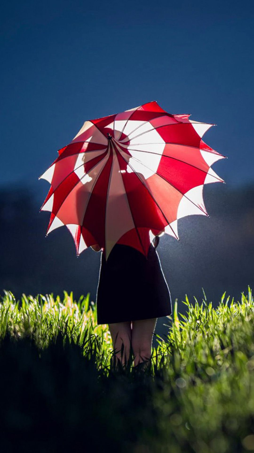 Girl With Umbrella Wallpapers Wallpaper Cave