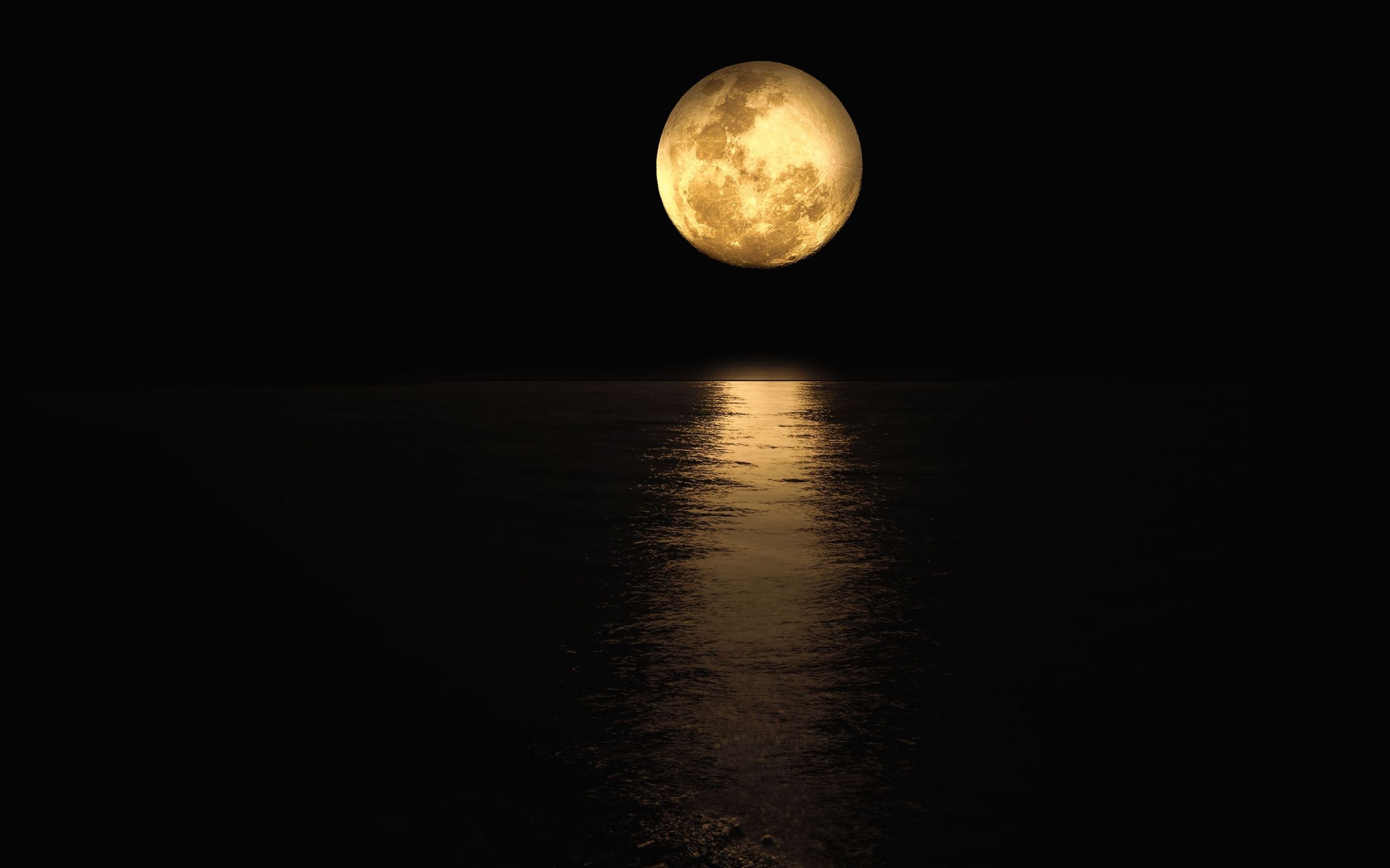 Moonlight Reflection 2560x1600 Resolution Wallpaper, HD Nature 4K Wallpaper, Image, Photo and Background