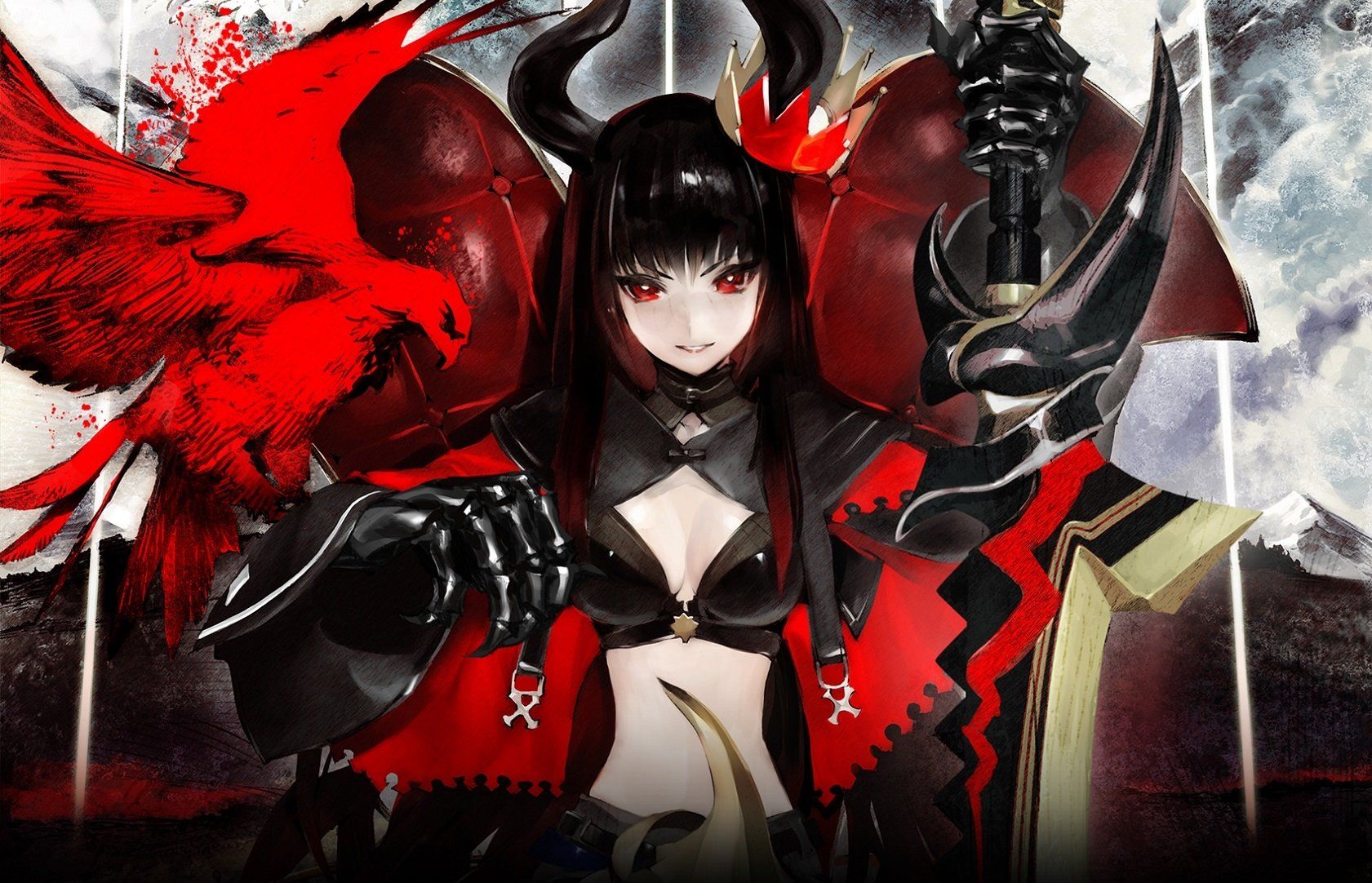 Anime Black And Red Wallpapers - Wallpaper Cave