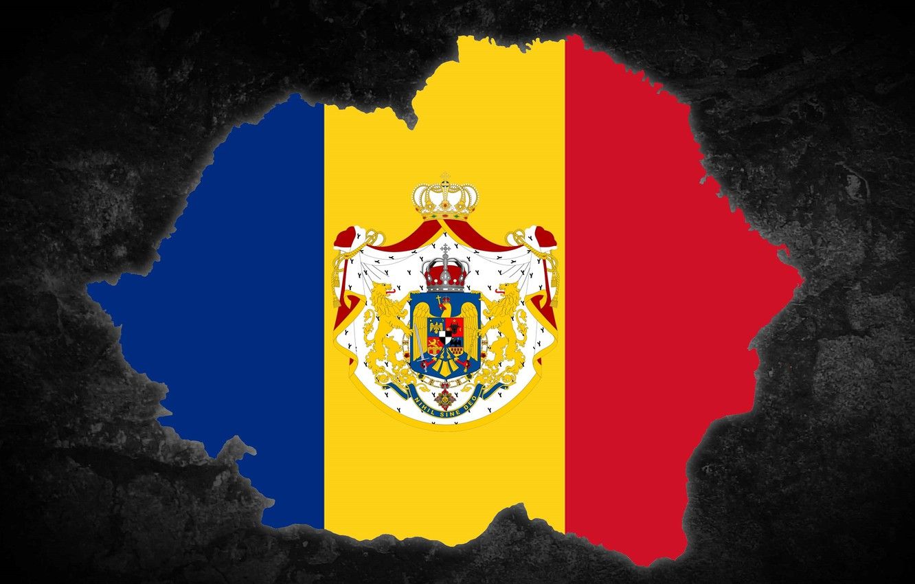 Wallpaper Flag, Romania, Greater Romania, Greater Romania, Wallpaper Romania Mare, Drapel image for desktop, section разное