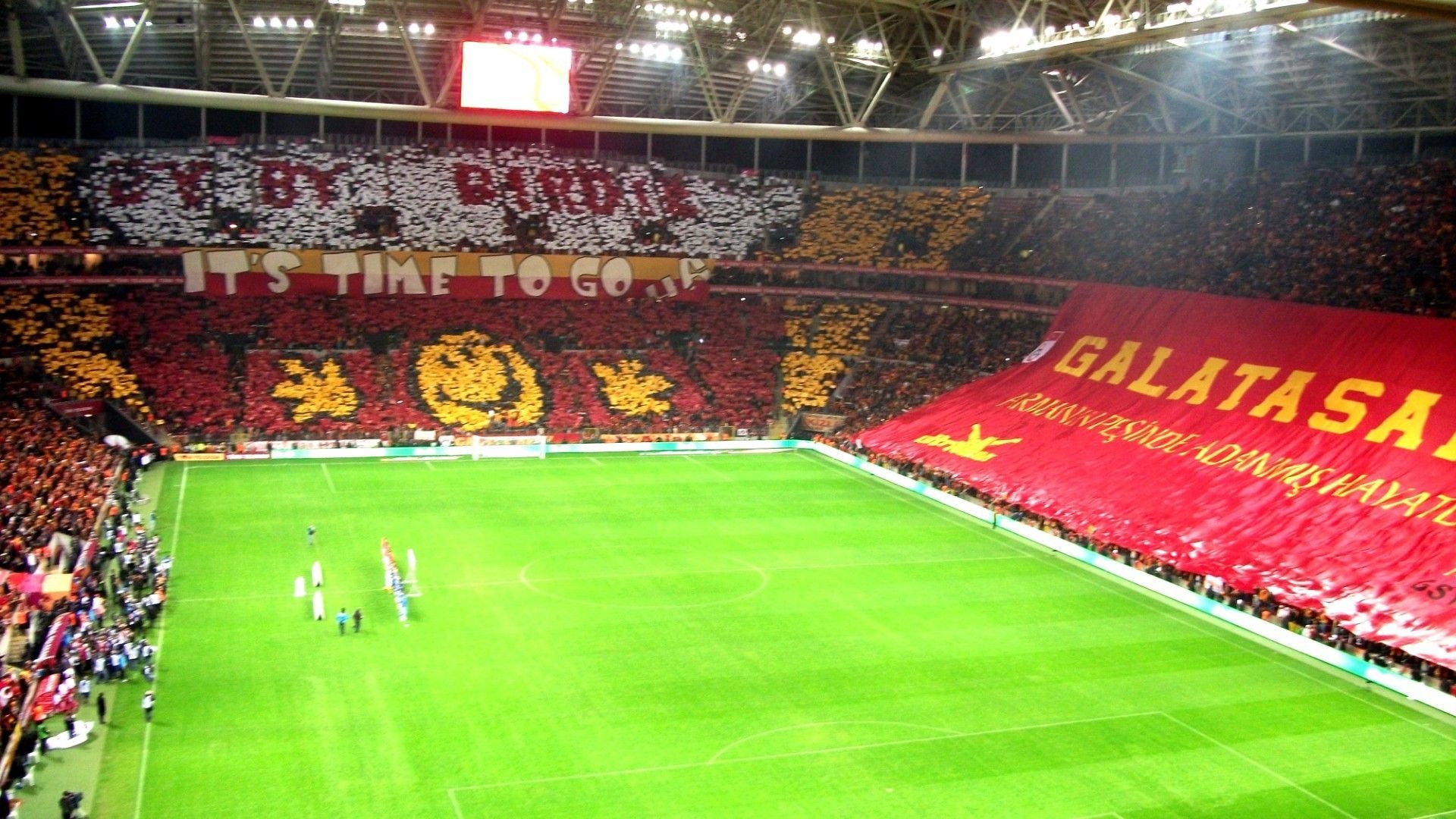 Soccer Stadium Galatasaray Sk Tt Arena Football Fans