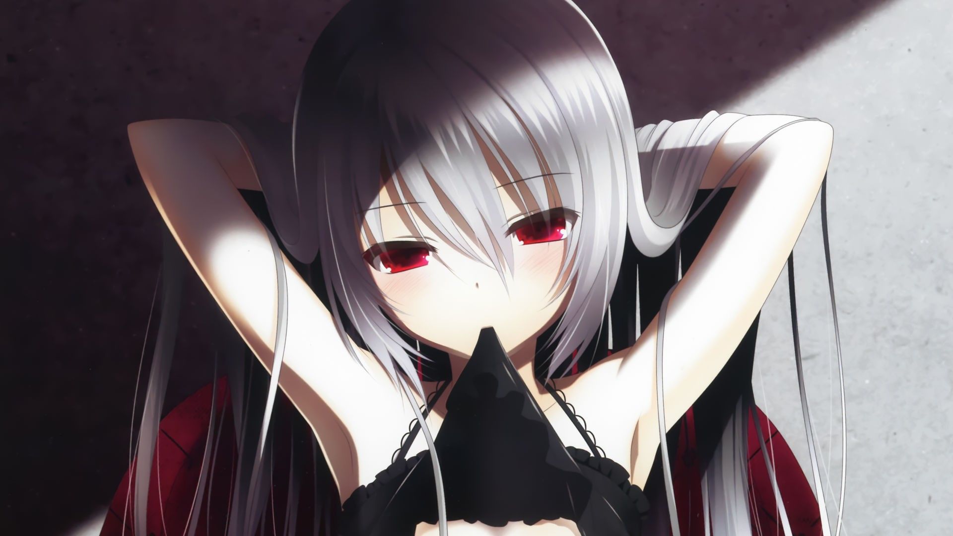 Cute Anime Red Eyed Girls Wallpapers Wallpaper Cave