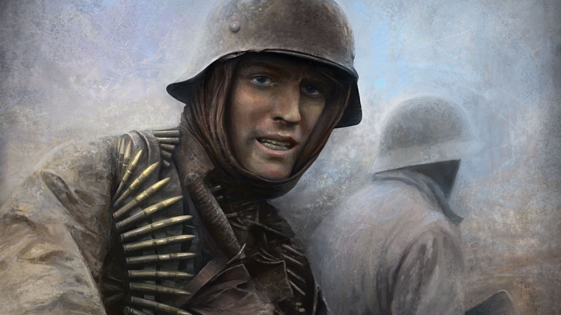 Hearts of Iron III game wallpaper. Painting, Painting