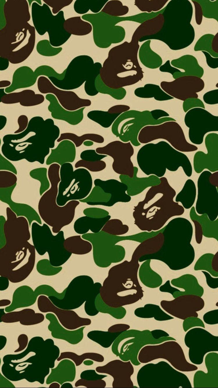 Bape Camouflage Wallpaper Free HD Wallpaper