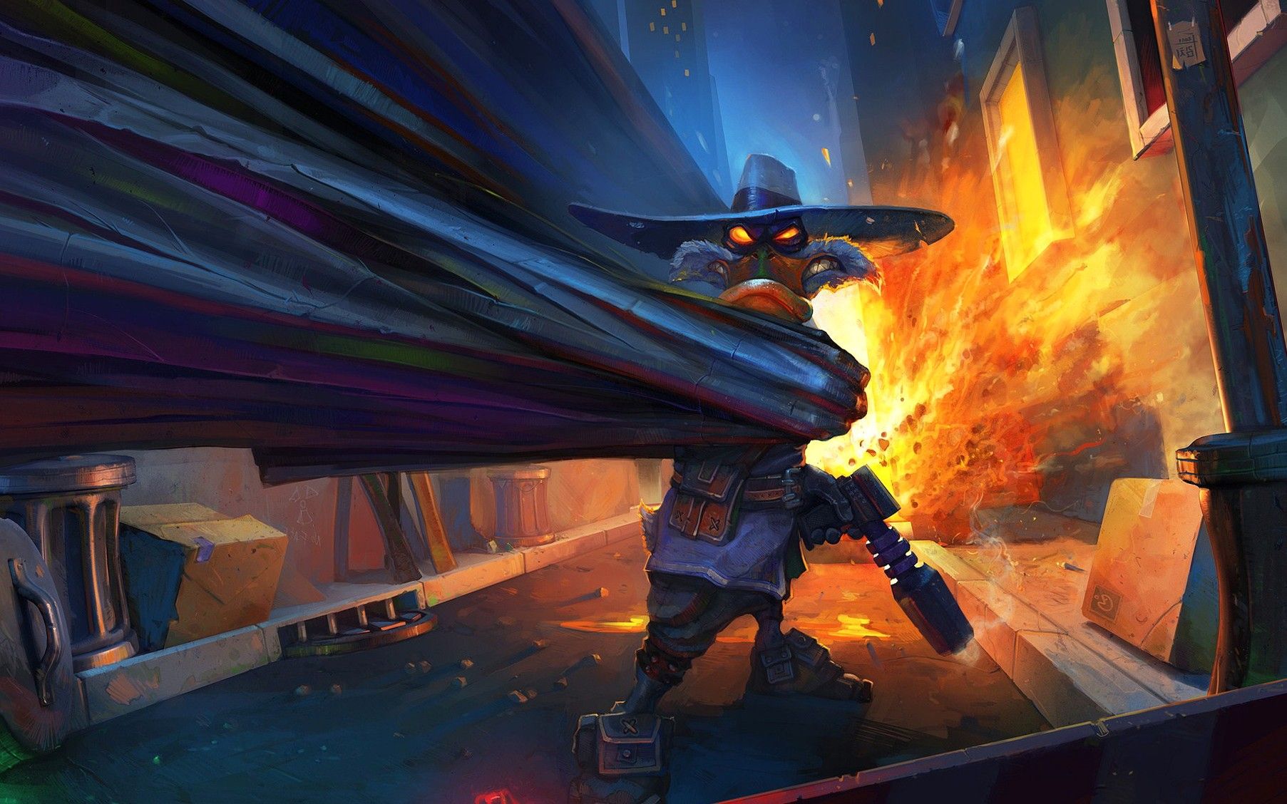 Darkwing, Duck, Digital, Art, Painting, High Resolution Digital