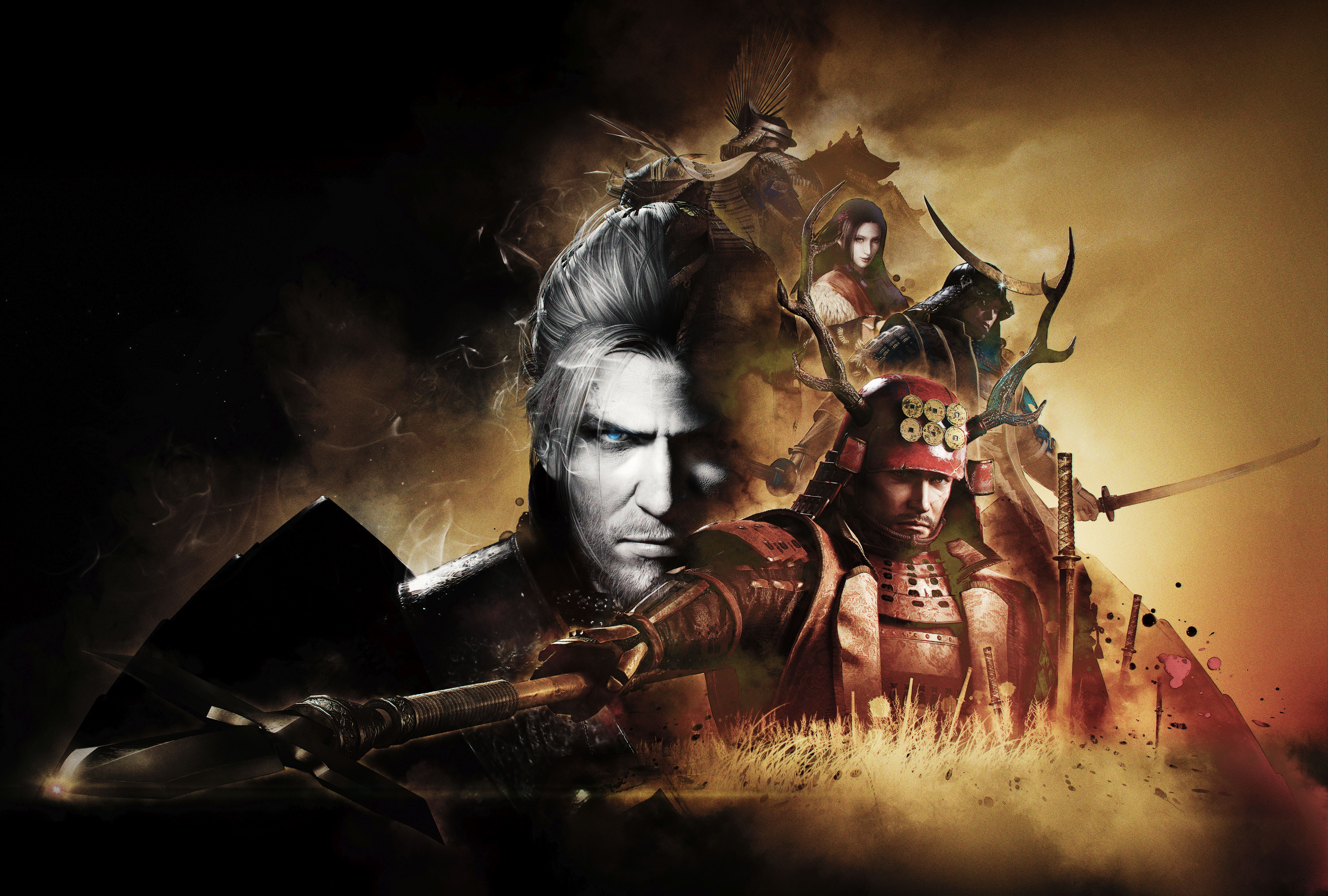 Wallpaper Nioh, Samurai, PS 4K, Games