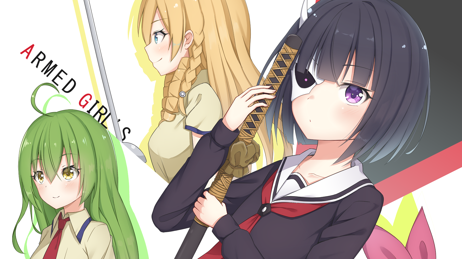 Download 1920x1080 Mary Kikakujou, Onigawara Rin, Tamaba Satori