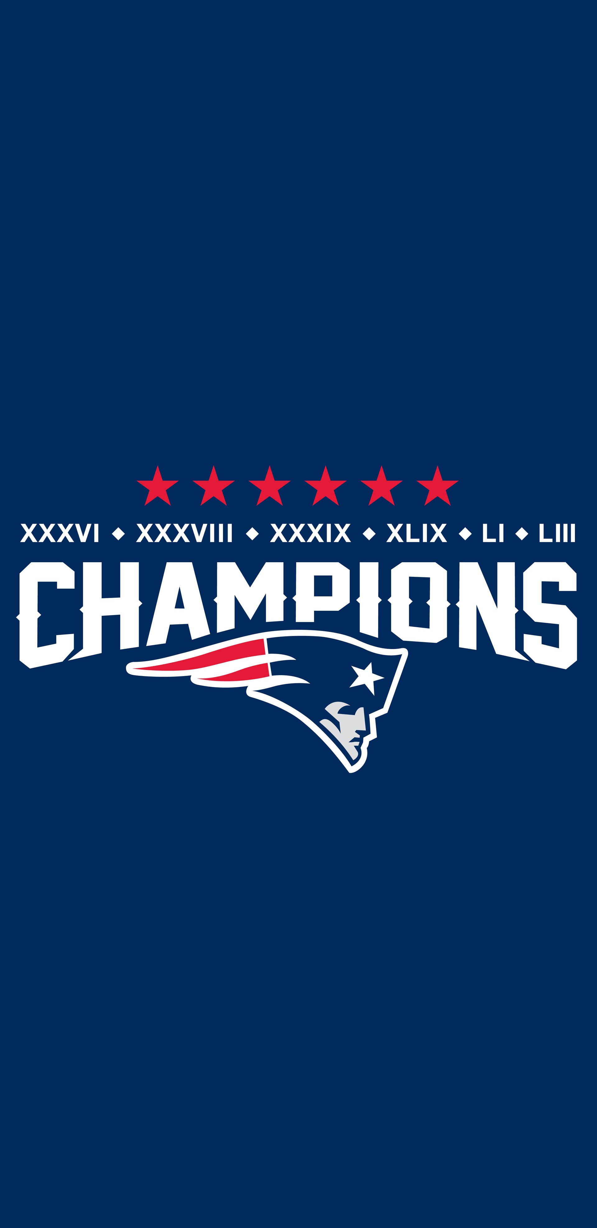 6X Superbowl Champions! (Phone Wallpaper in comments)
