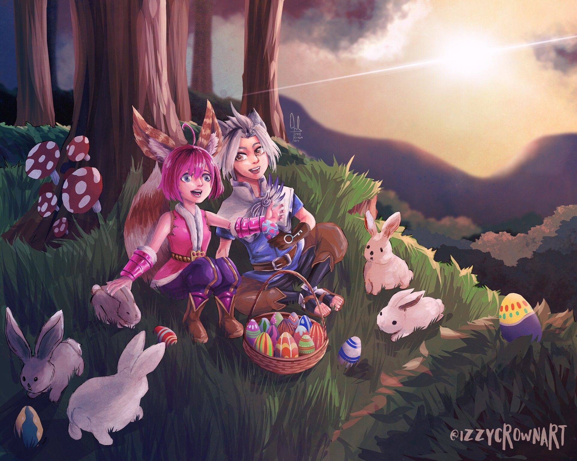 Nana x Harith (Easter Special) Mobile Legends, Neelam