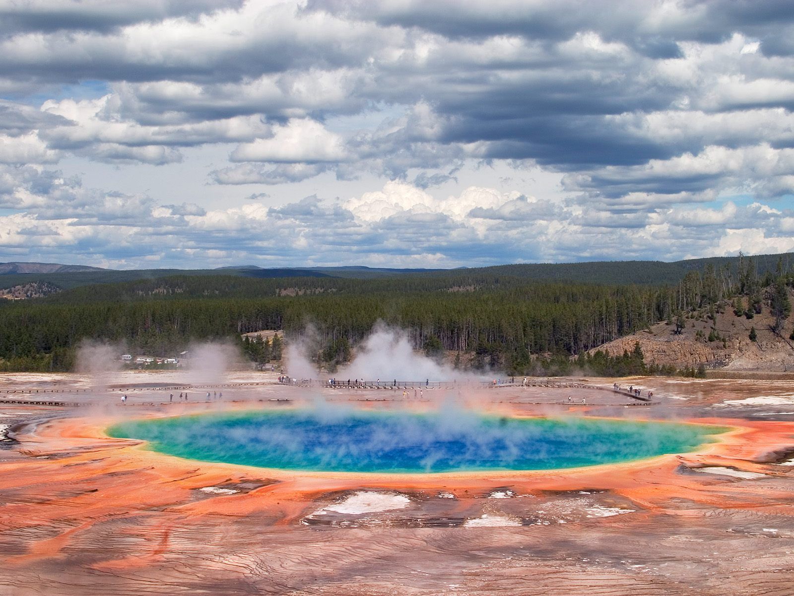 Free HQ Grand Prismatic Spring Yellowstone National Park Wyoming