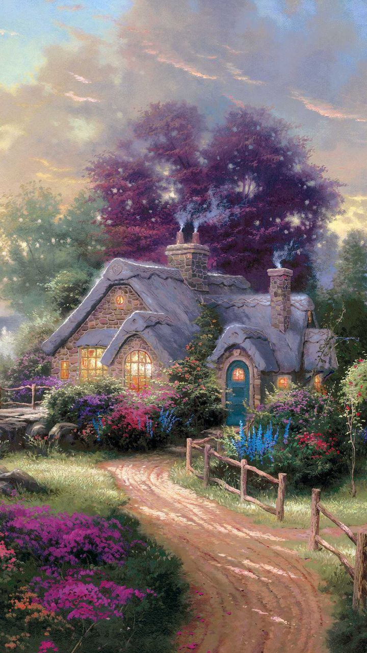 Thomas Kinkade Phone Wallpapers Wallpaper Cave